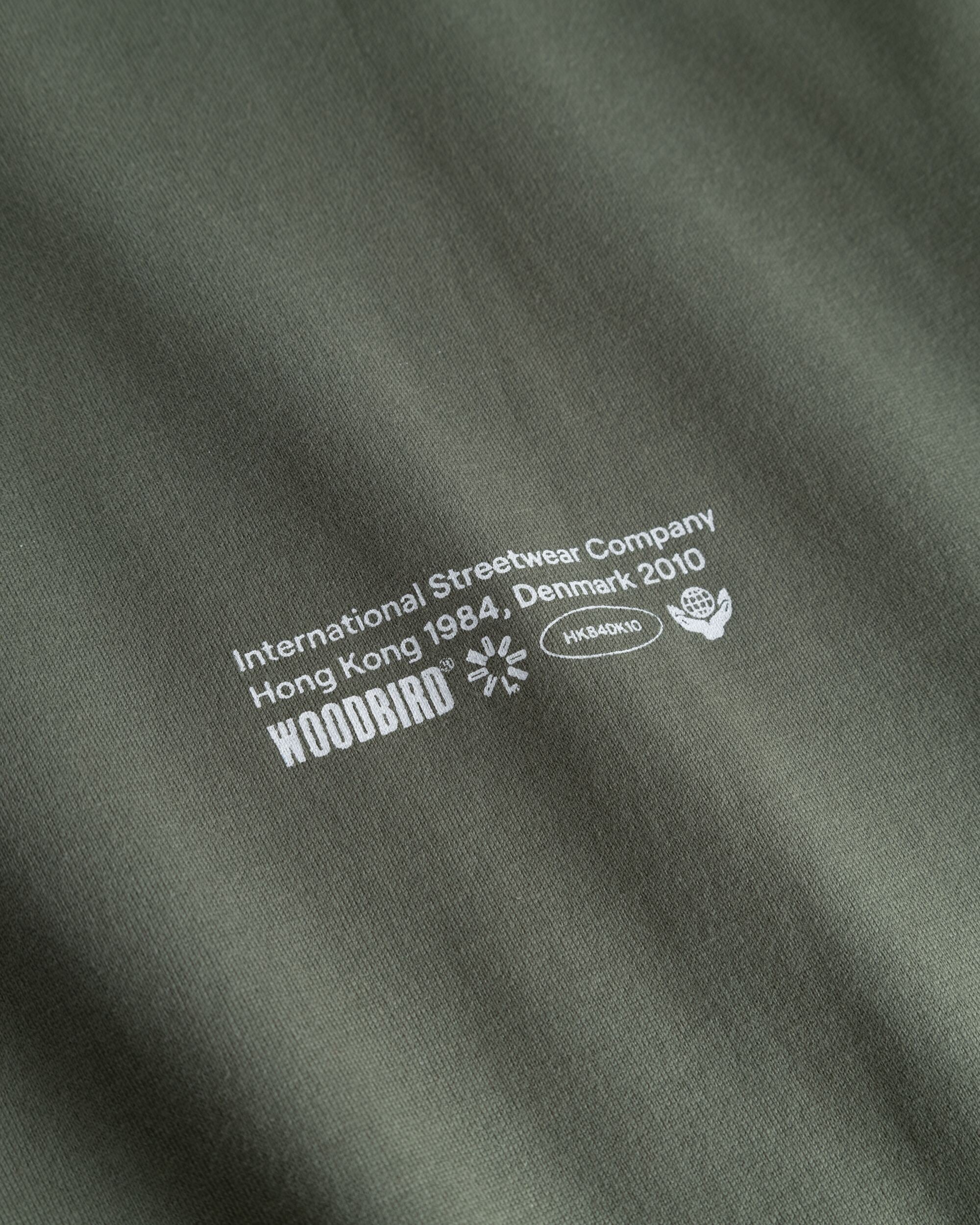 Woodbird WBBeam Wobble Tee T-Shirts Grey-Green