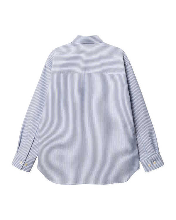 Woodbird Female WBBecca Ox Stripe Shirt Shirts Blue Stripe