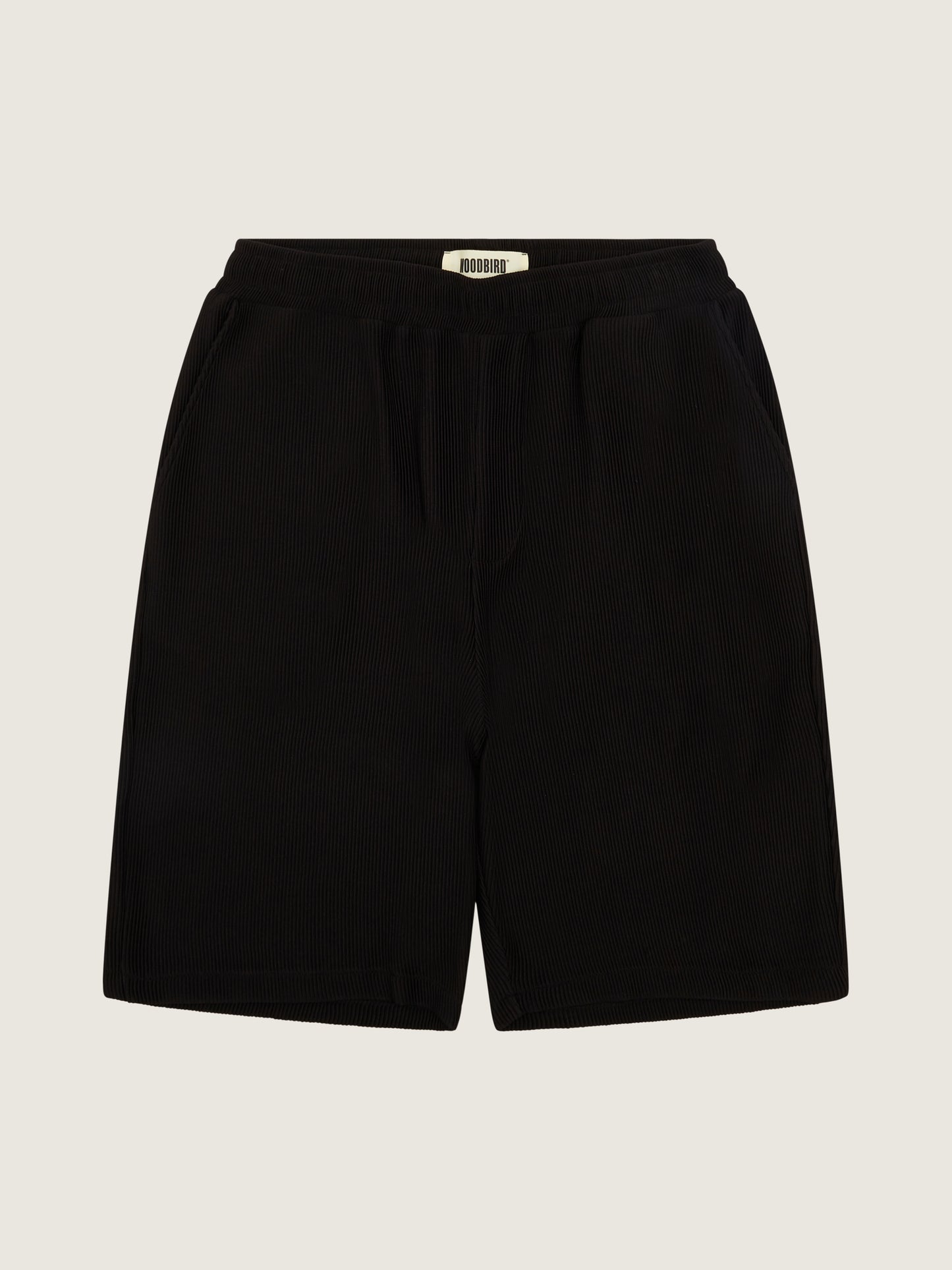 Woodbird WBBen Plisse Shorts Shorts Black