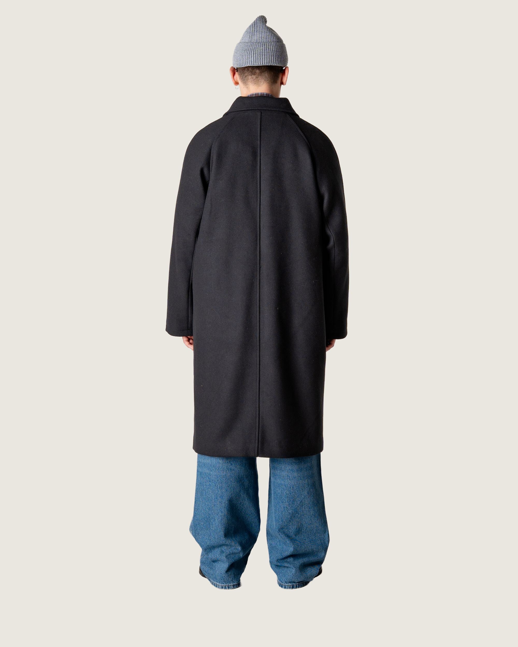 Woodbird WBBergt Wool Coat Outerwear Black