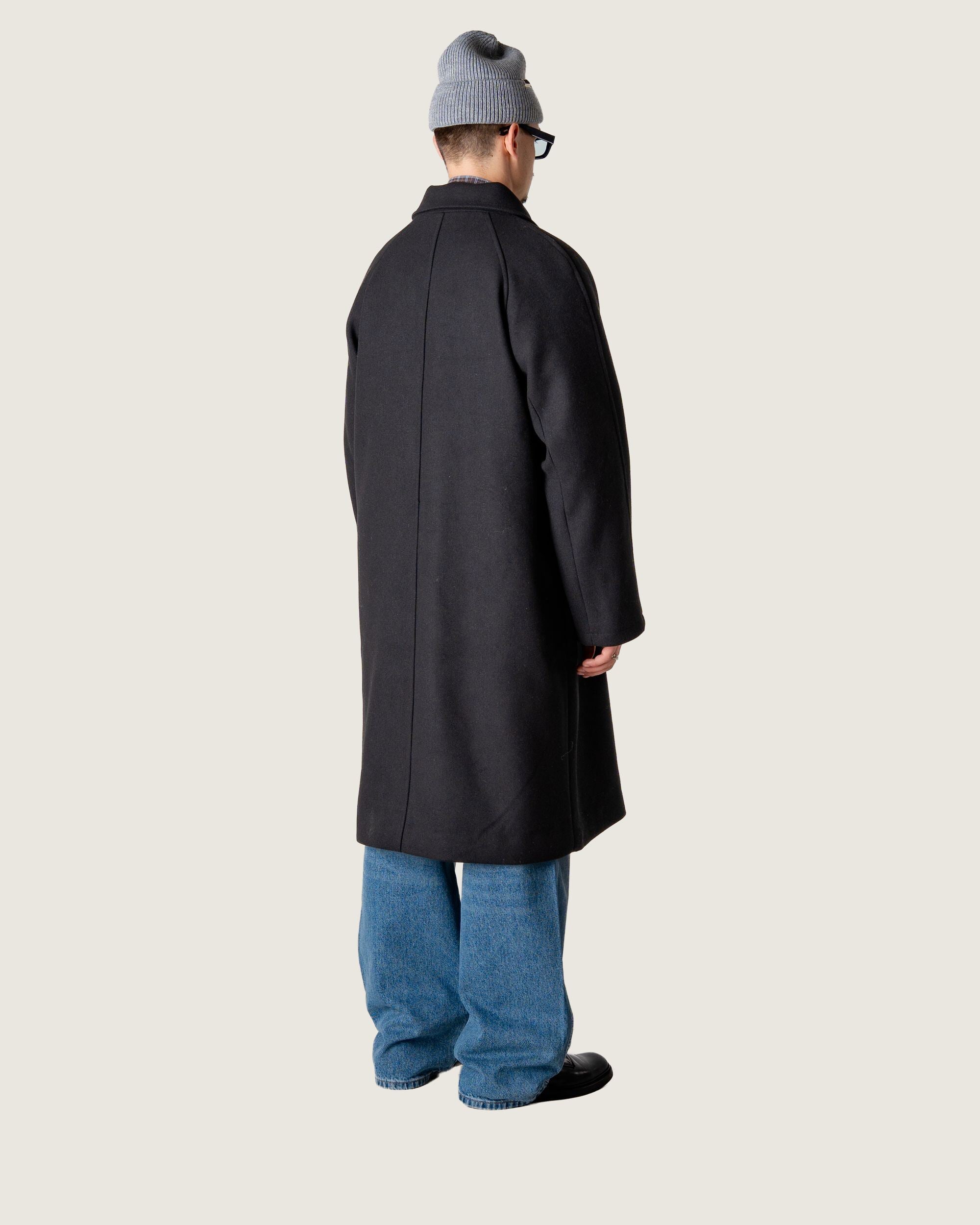 Woodbird WBBergt Wool Coat Outerwear Black