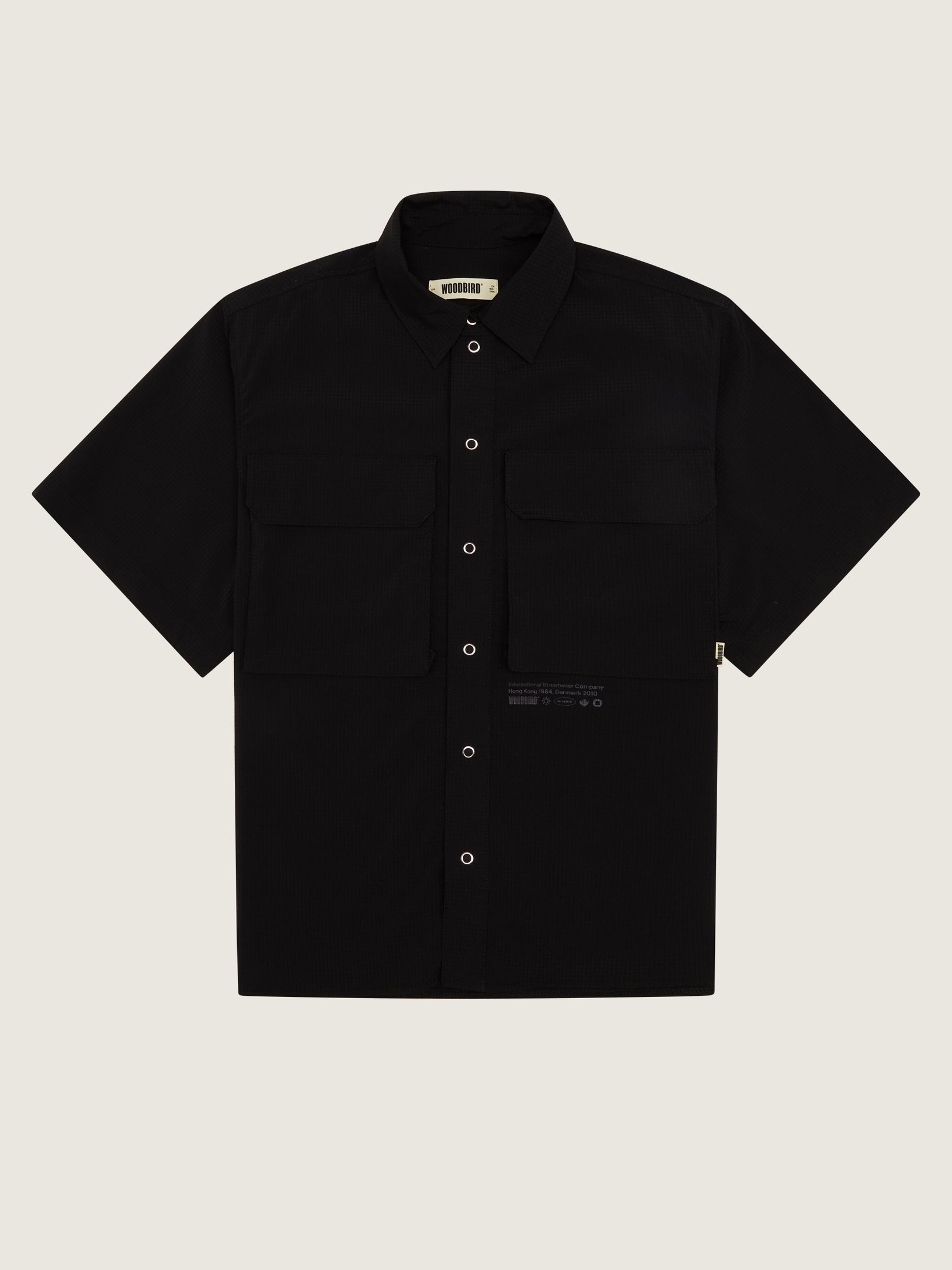 Woodbird Female WBBeth Rib-Tech Cargo Shirts Shirts Black