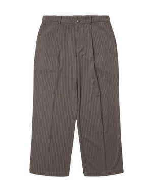 Woodbird WBBin HB Stripe Pants Pants Dark Grey