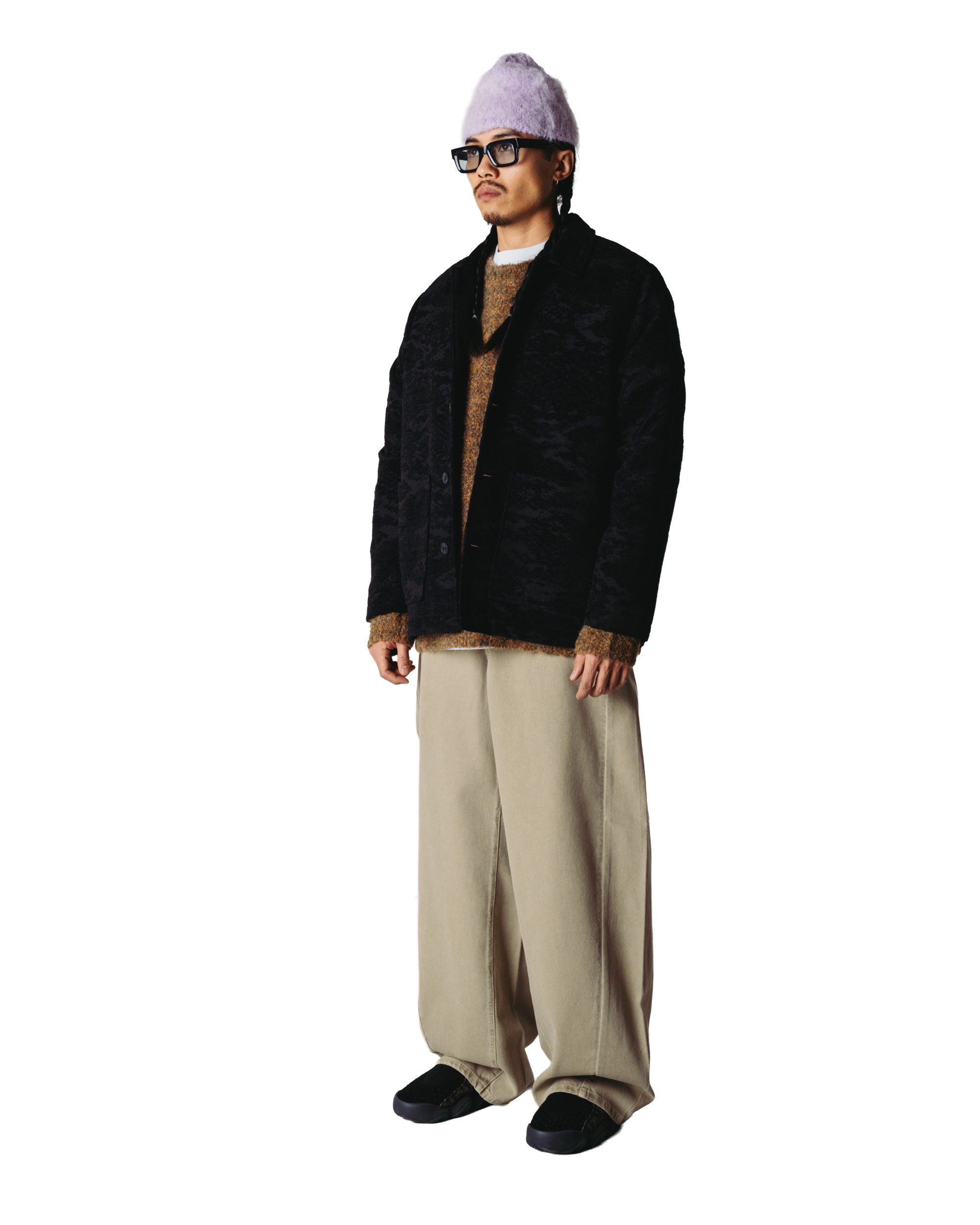 Woodbird WBBlade Chenille Jacket Jackets Black