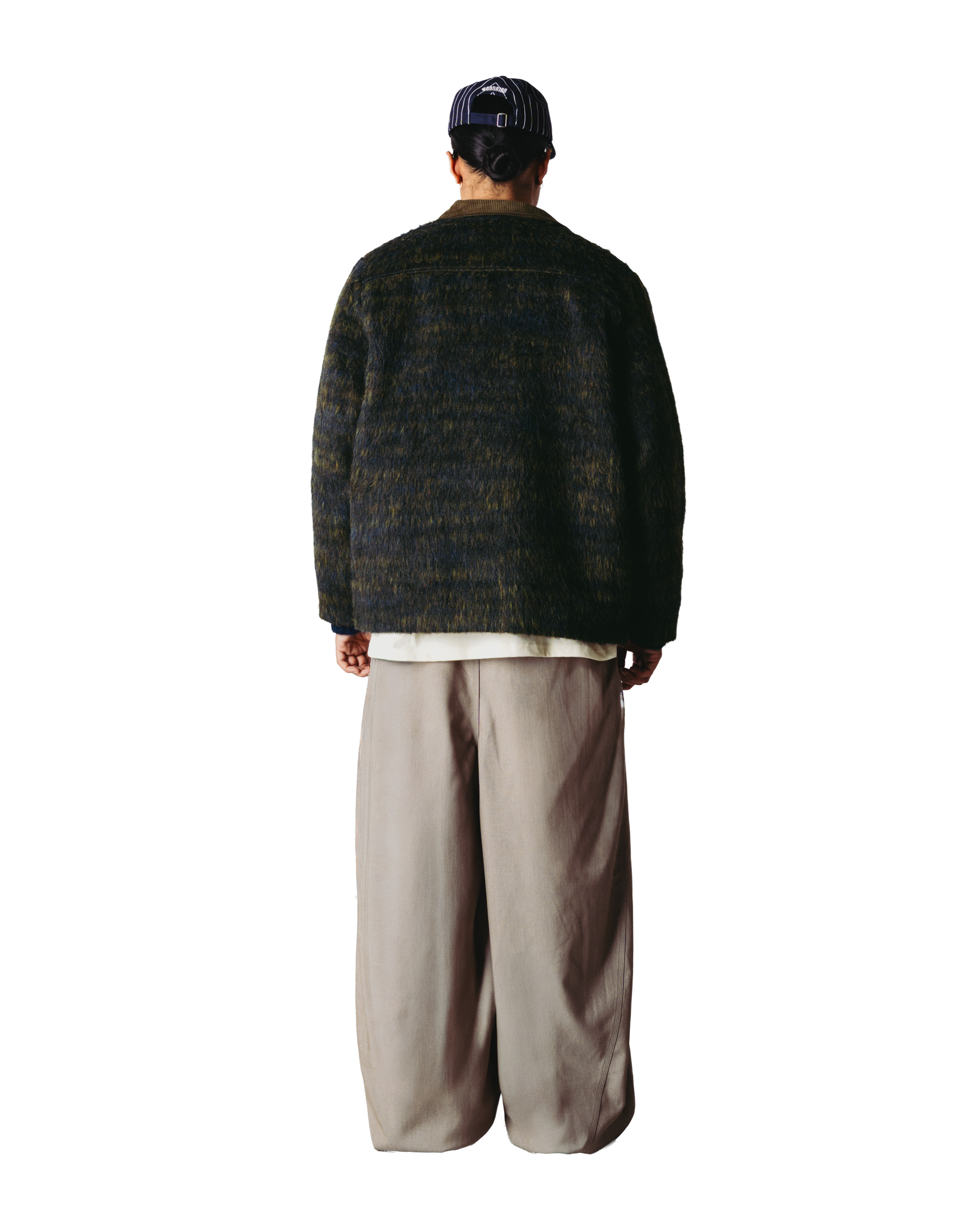 Woodbird WBBlade Hairy Zip Jacket Jackets Dark Olive