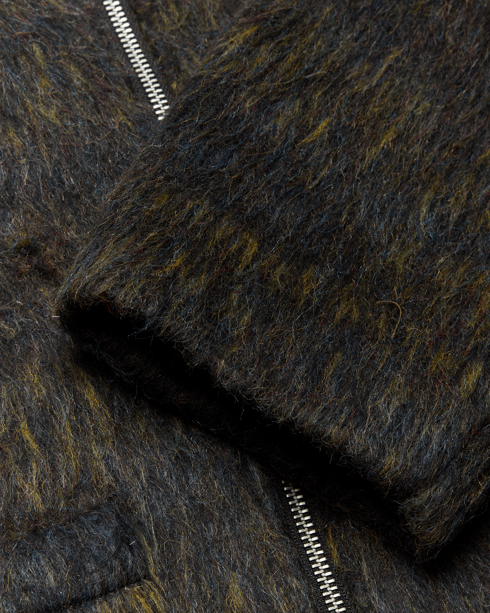 Woodbird WBBlade Hairy Zip Jacket Jackets Dark Olive
