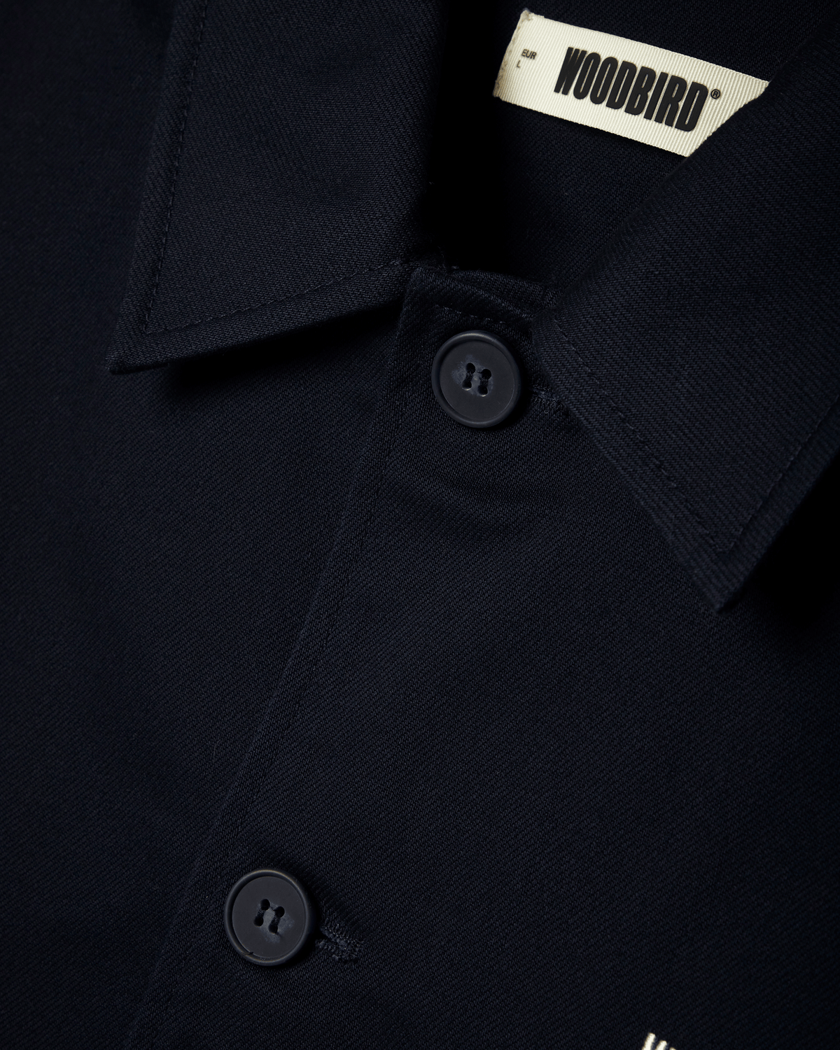 Woodbird WBBlade Twill Jacket Jackets Dark Navy