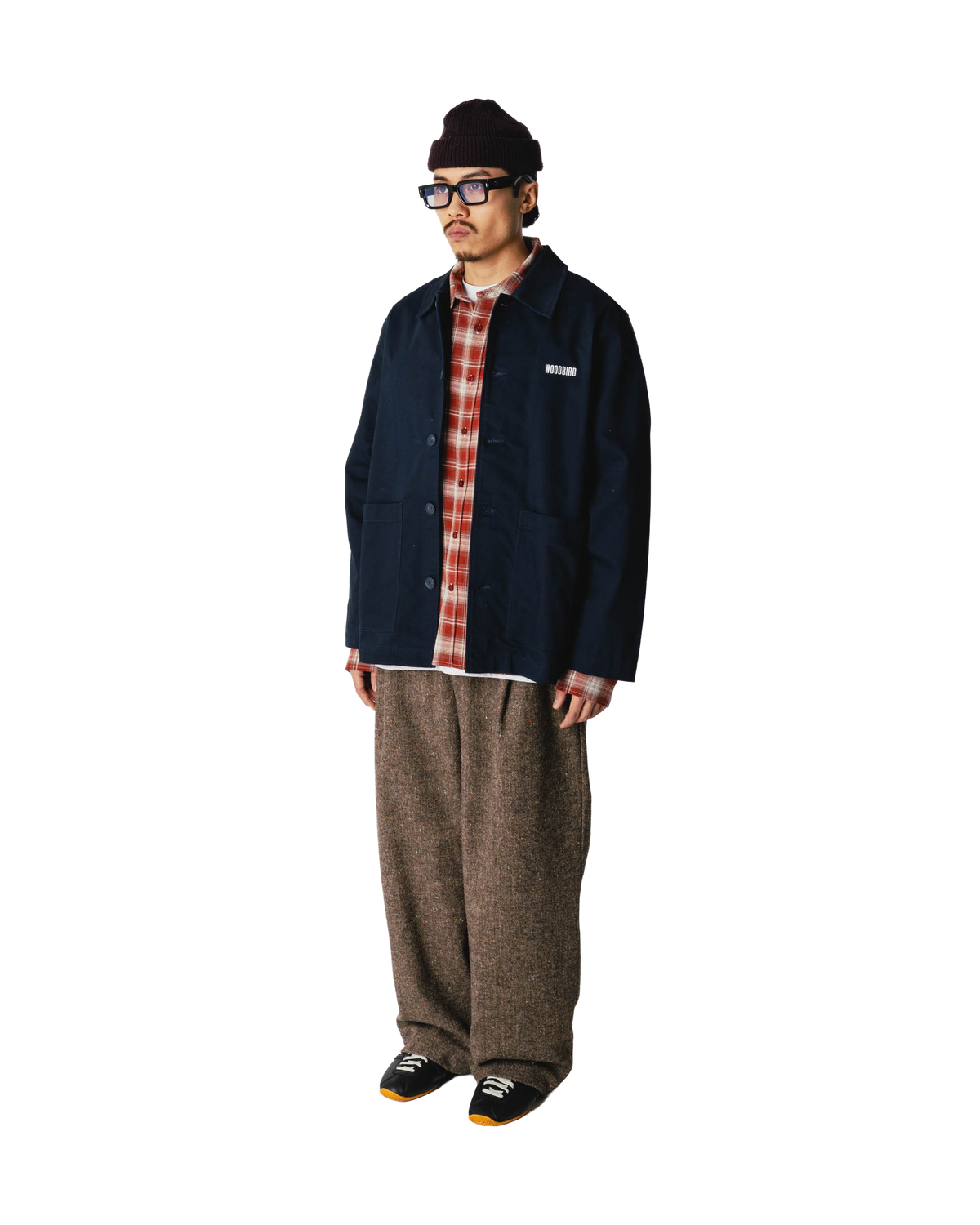 Woodbird WBBlade Twill Jacket Jackets Dark Navy
