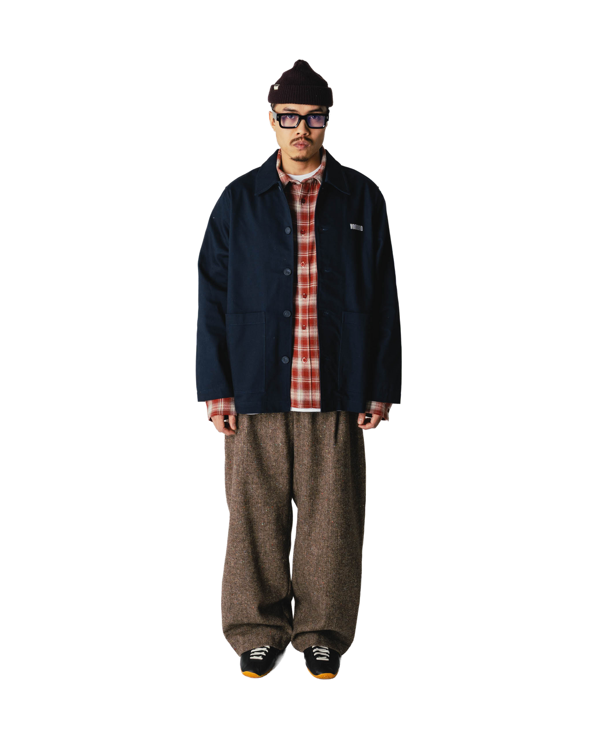 Woodbird WBBlade Twill Jacket Jackets Dark Navy