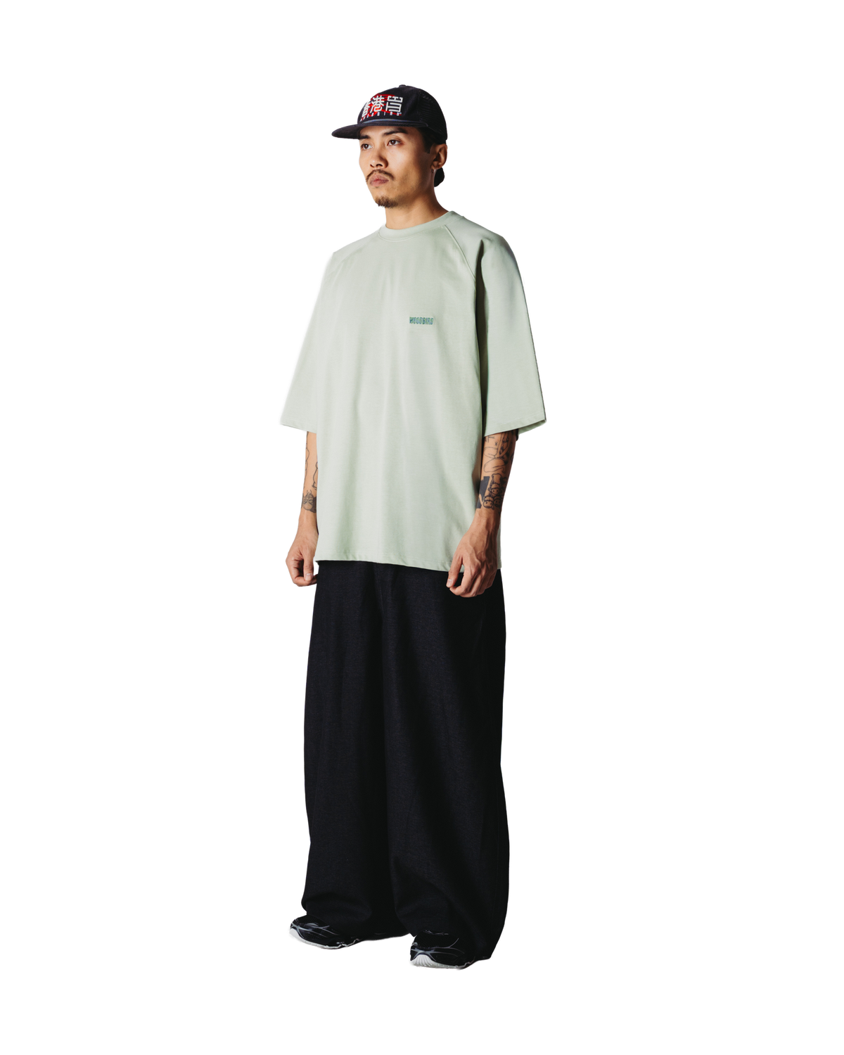 Woodbird WBBlake HK Home Tee T-Shirts Dusty Green
