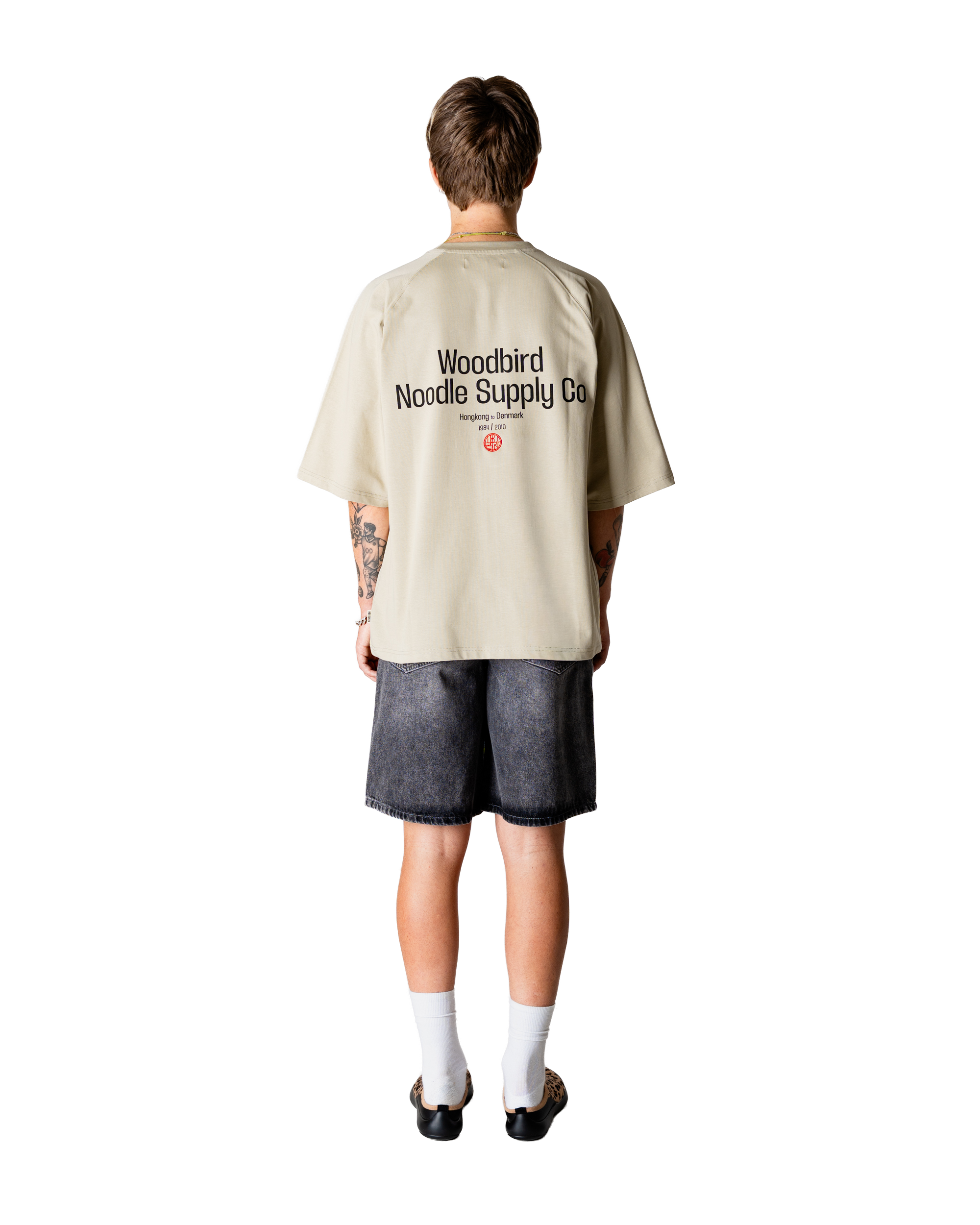 Woodbird WBBlake Supply Tee T-Shirts Stone