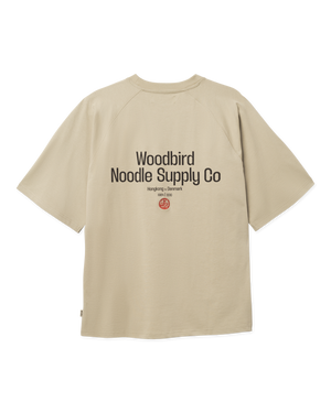 Woodbird WBBlake Supply Tee T-Shirts Stone