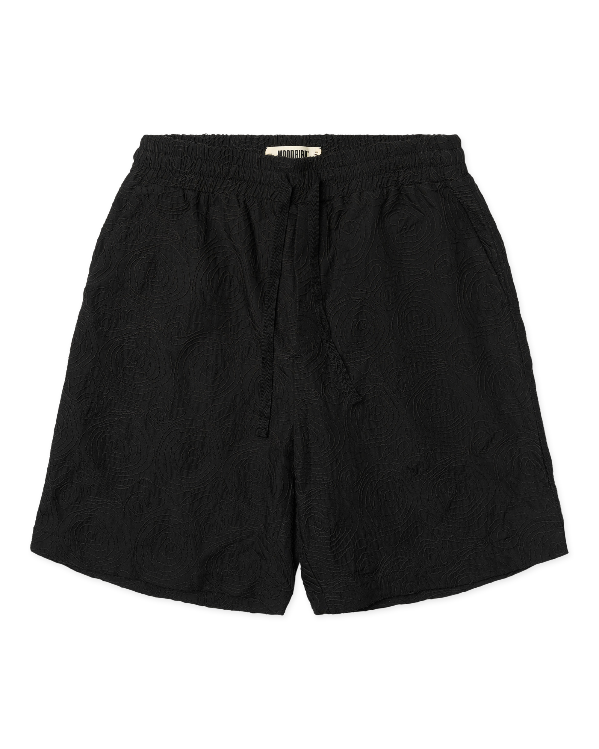 Woodbird WBBommy Embroidery Shorts Shorts Black