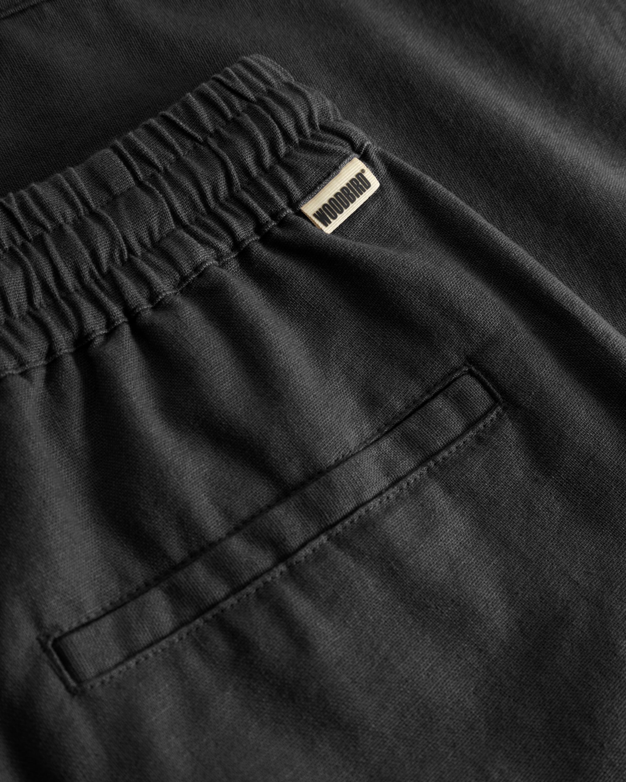 Woodbird WBBommy Linen Shorts Shorts Black