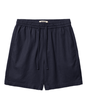 Woodbird WBBommy Linen Shorts Shorts Navy