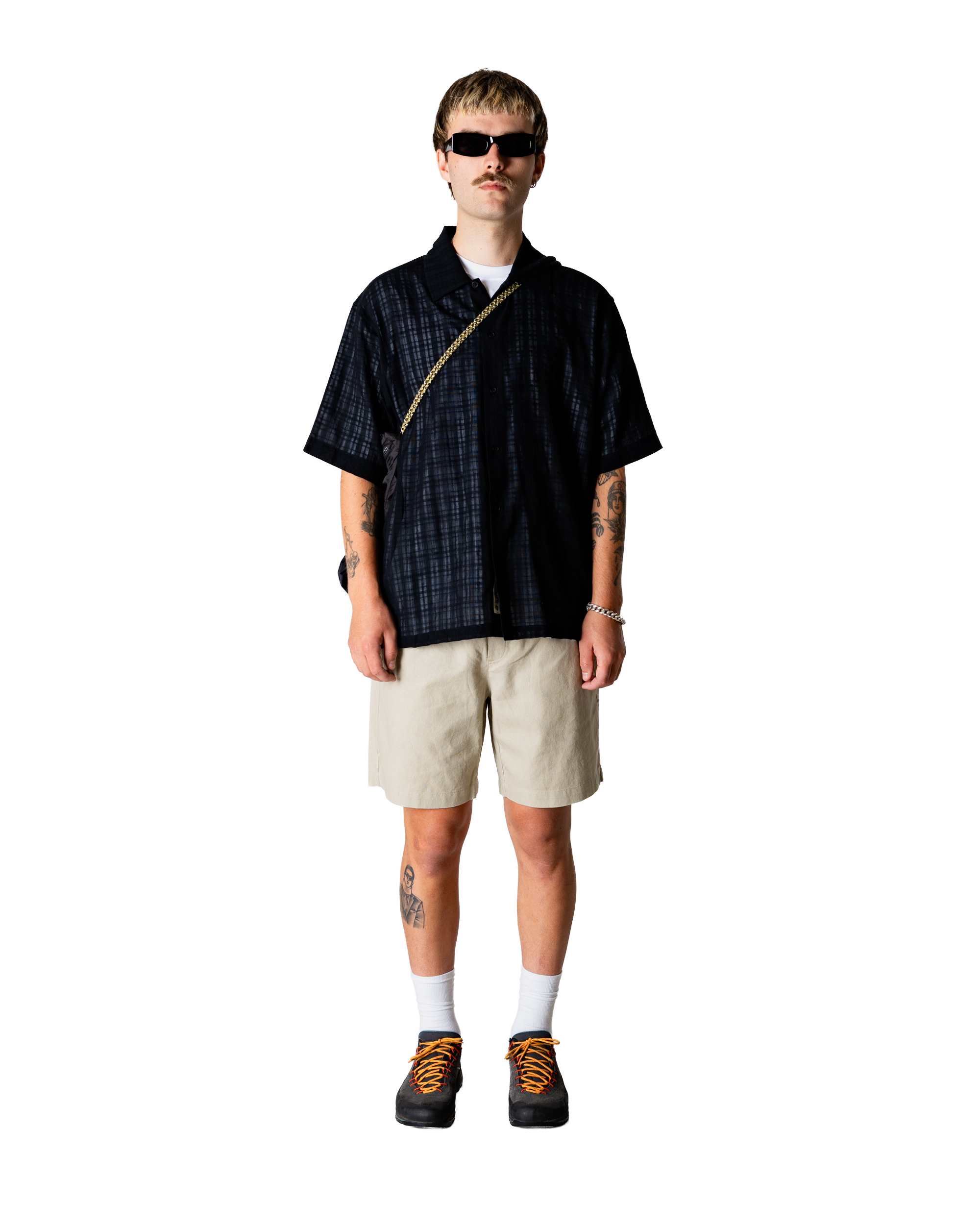 Woodbird WBBommy Linen Shorts Shorts Stone