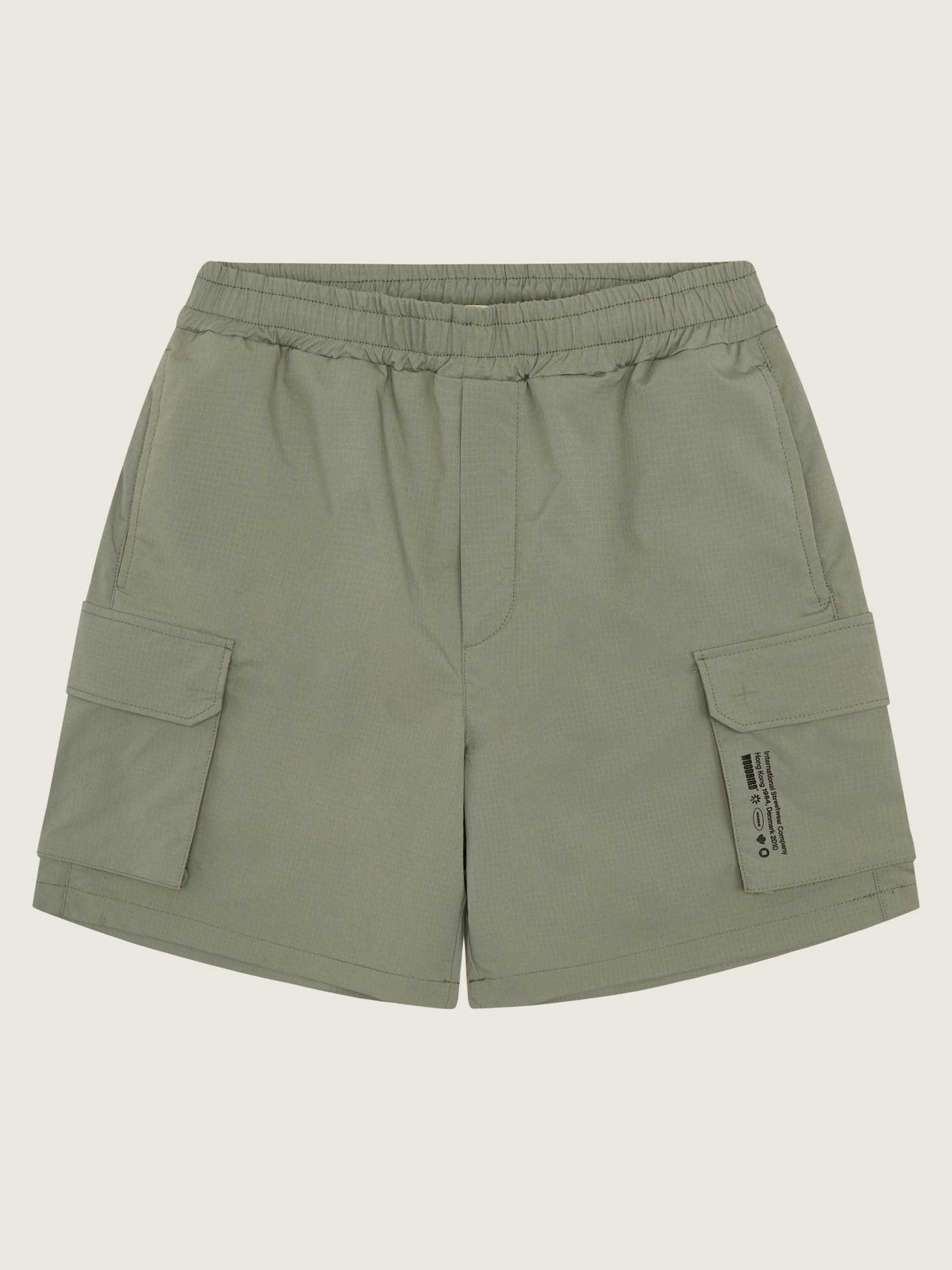 Woodbird WBBommy Rib-Tech Cargo Shorts Shorts Dust Green