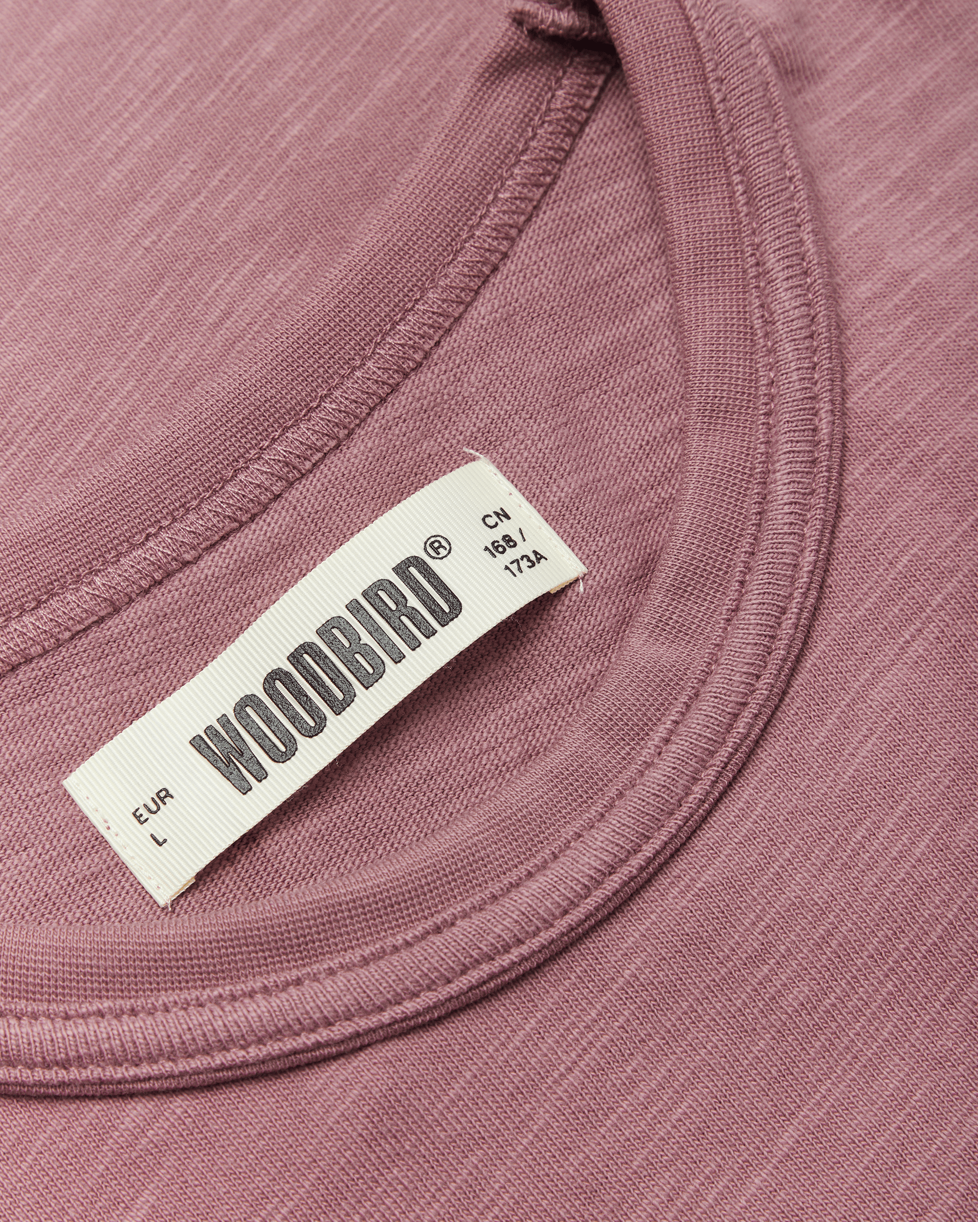 Woodbird WBBone Slub Tee T-Shirts Violet