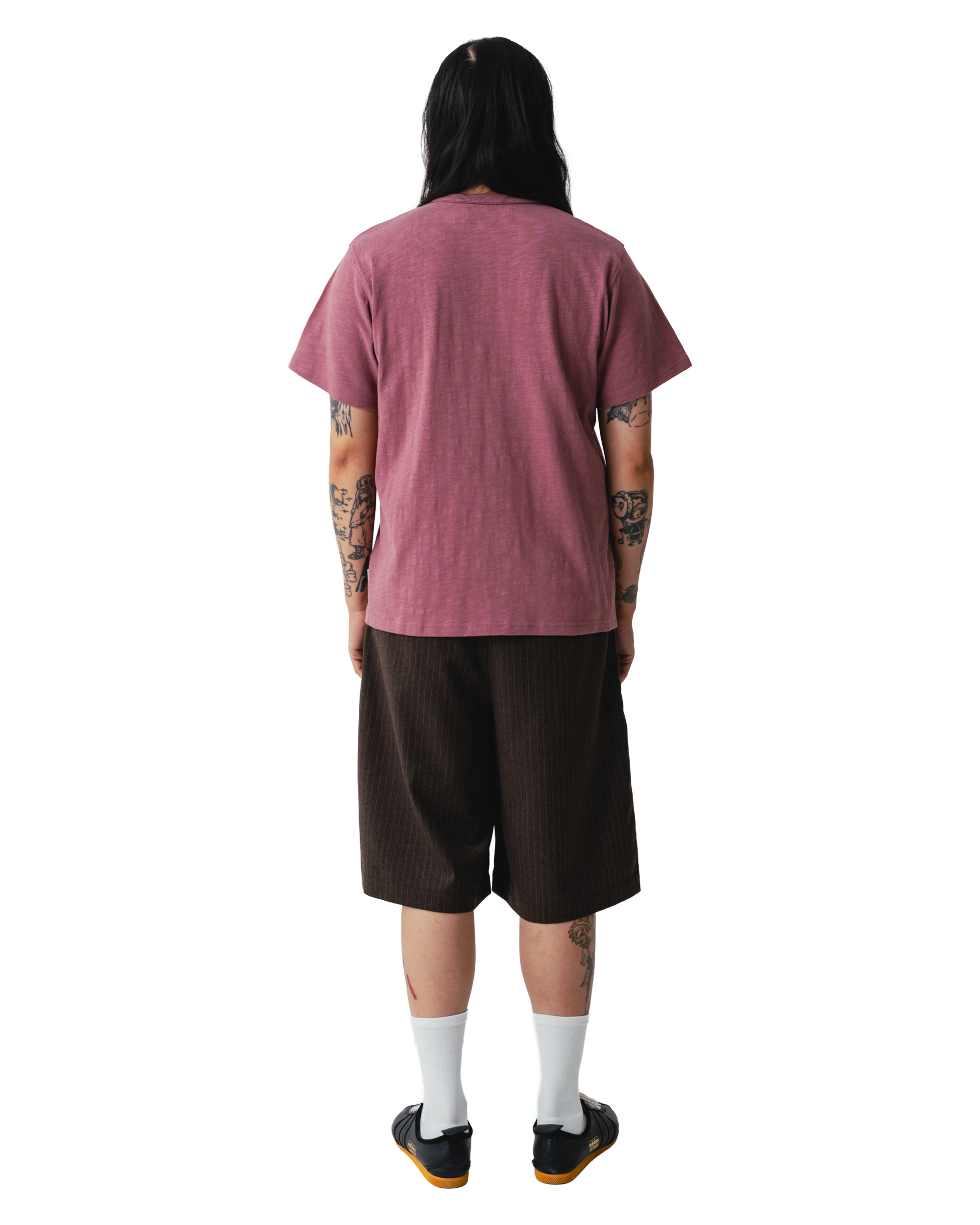 Woodbird WBBone Slub Tee T-Shirts Violet