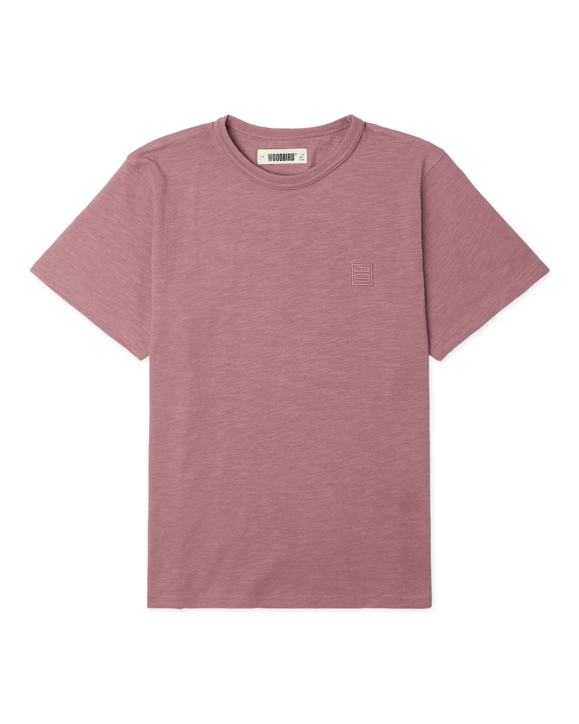 Woodbird WBBone Slub Tee T-Shirts Violet