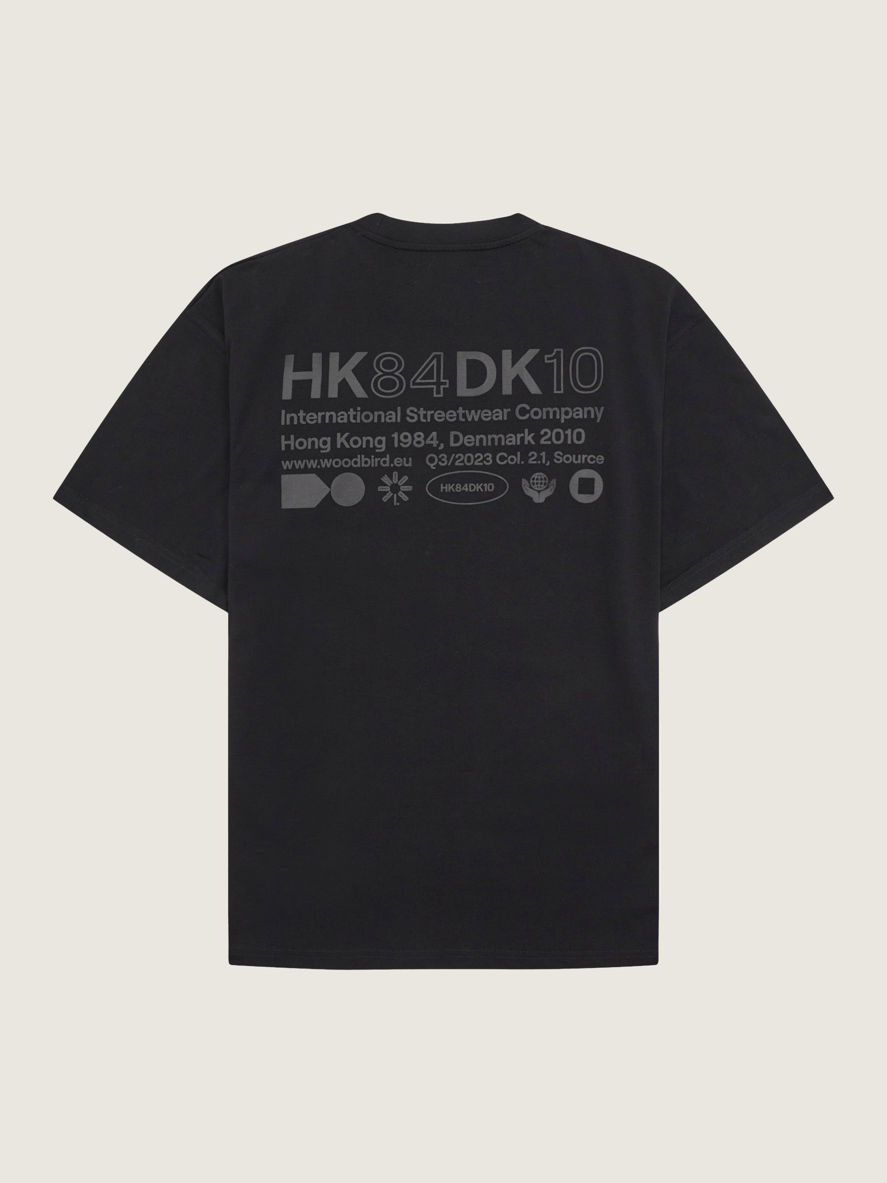 Woodbird WBBose HKDK Tee T-Shirts Black