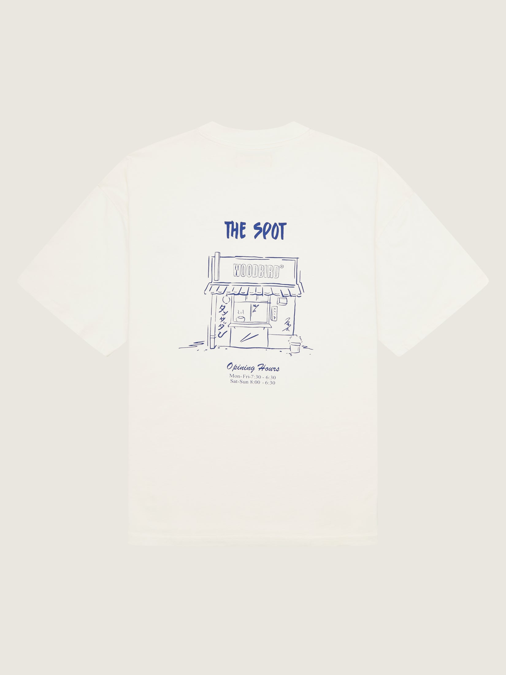 Woodbird WBBose Spot Tee T-Shirts Off White