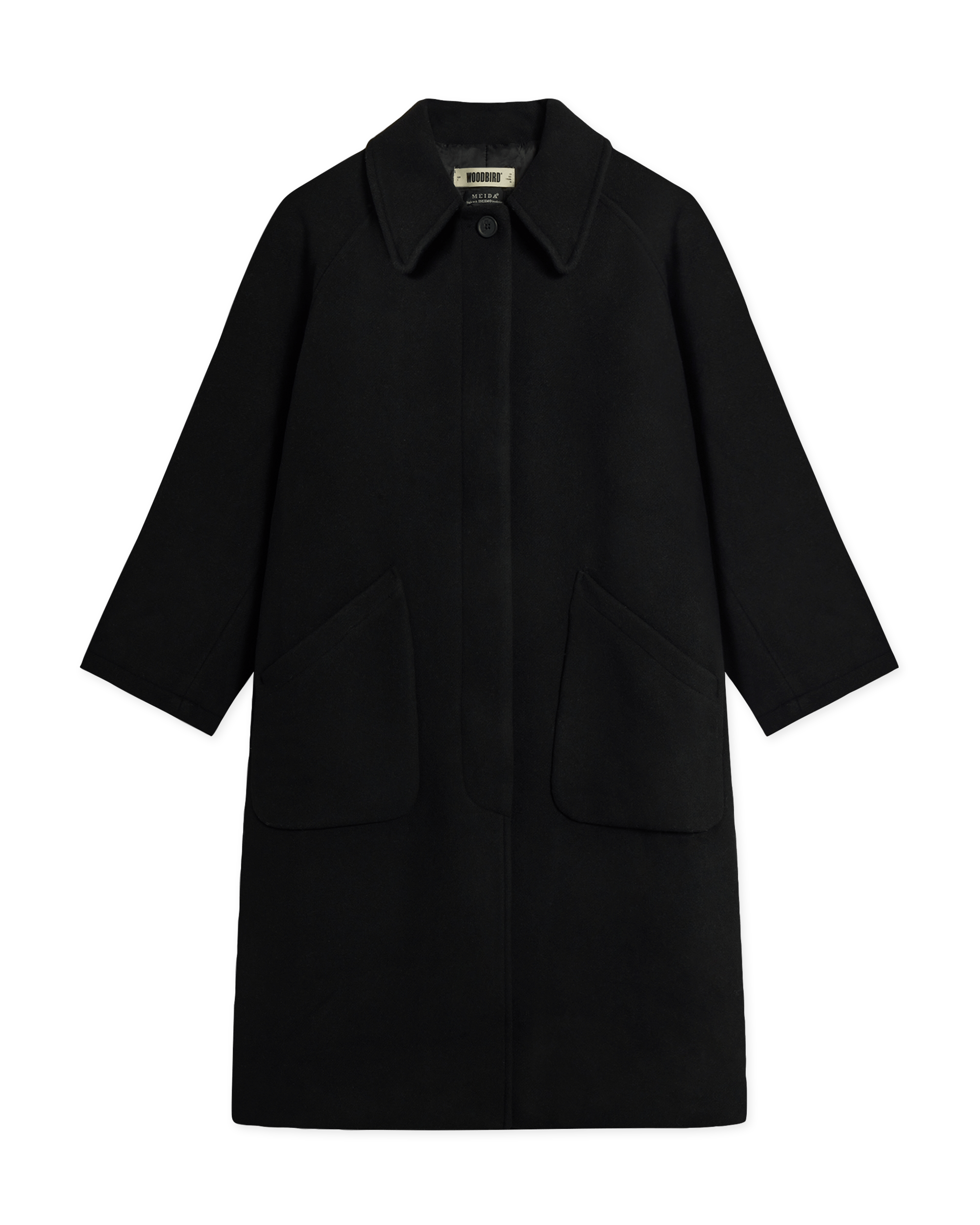 Woodbird Female WBBrenna Wool Coat Outerwear Black