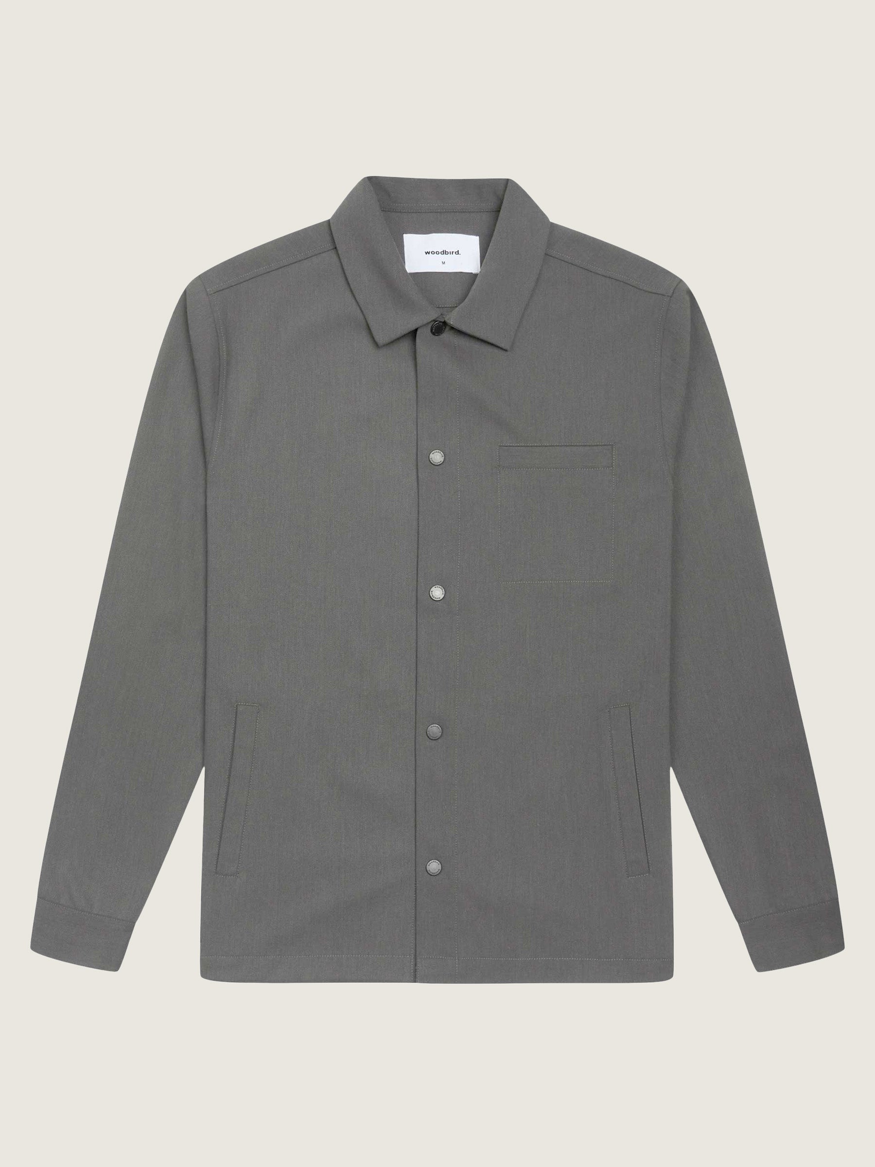 WBBrenti Nickel Shirt - Grey Stone – Woodbird EU