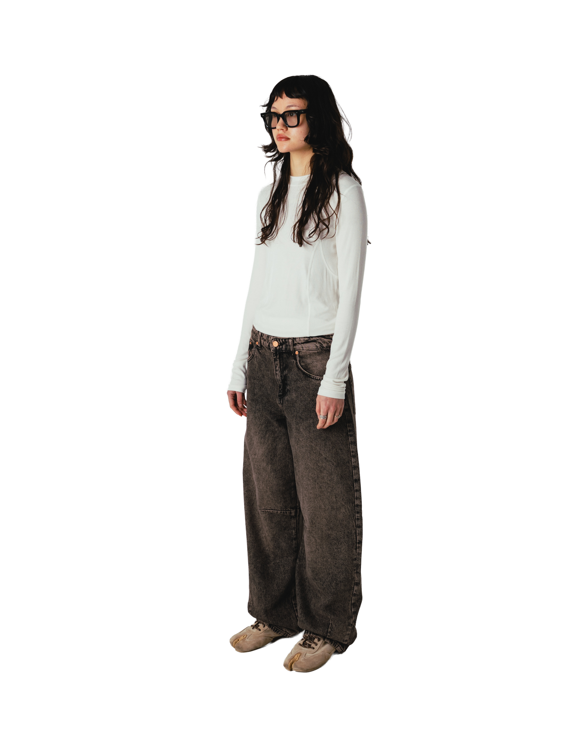 Woodbird Female WBBrooke Oak Jeans Jeans Washed Brown