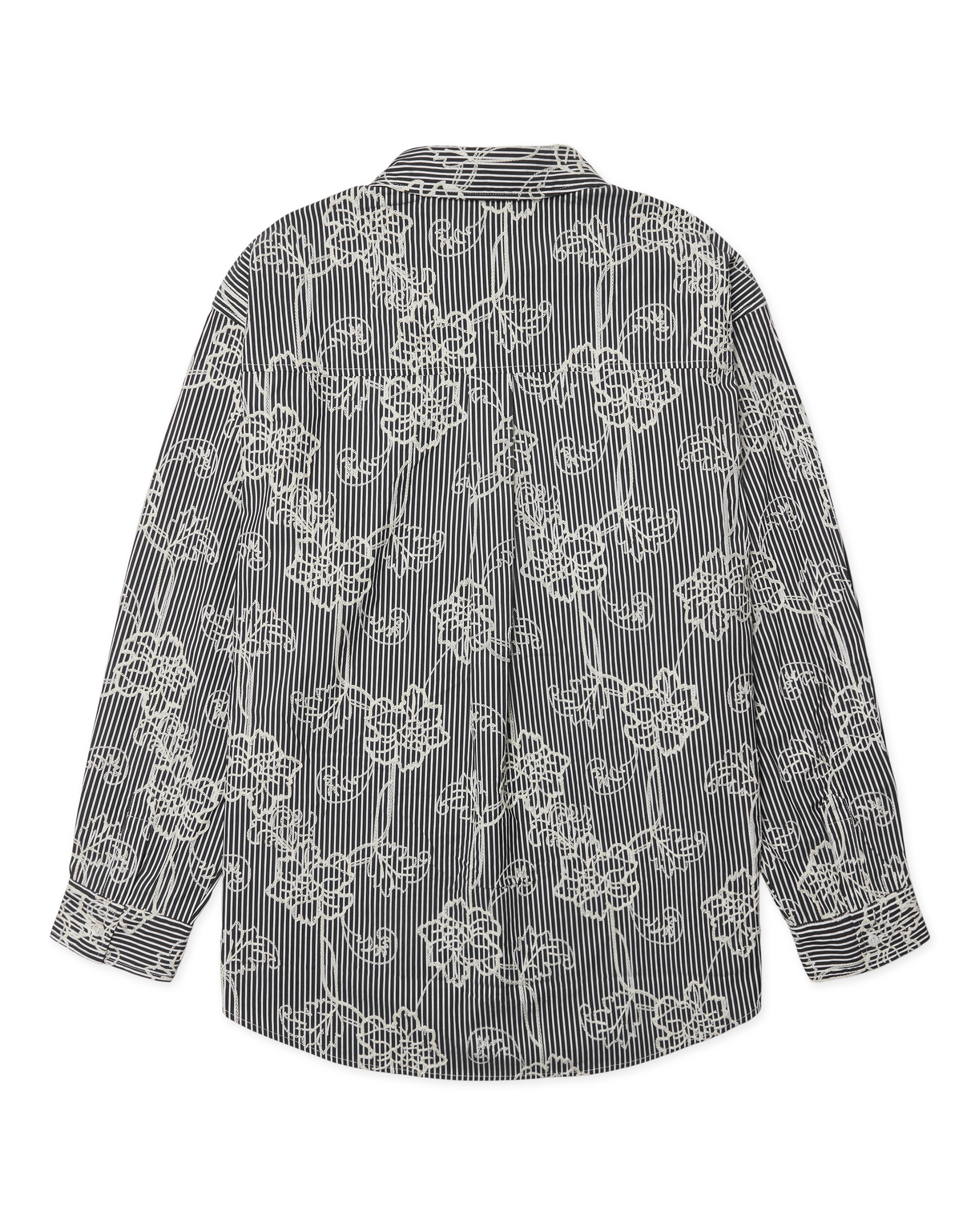 Woodbird WBBrooks EMB Shirt Shirts Black-White