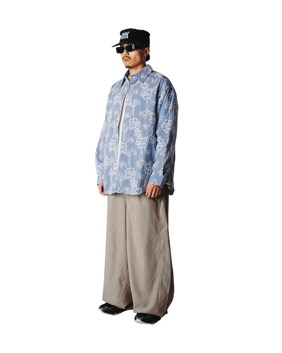Woodbird WBBrooks EMB Shirt Shirts Blue-White