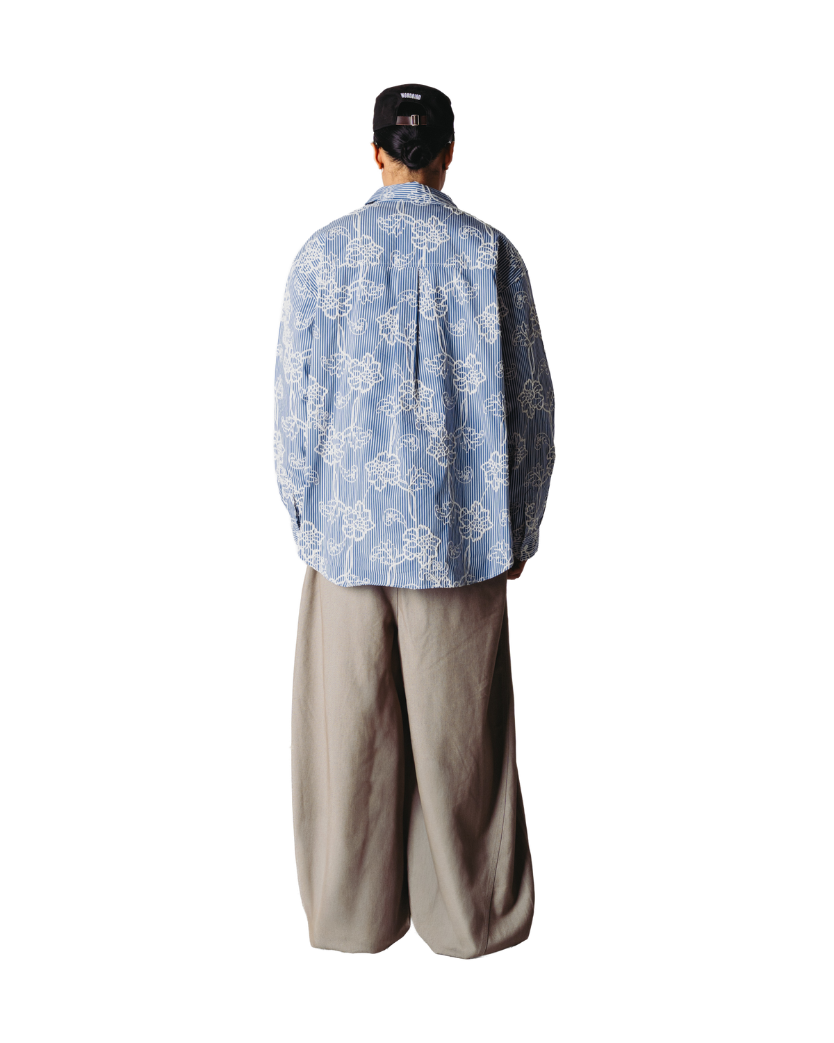Woodbird WBBrooks EMB Shirt Shirts Blue-White