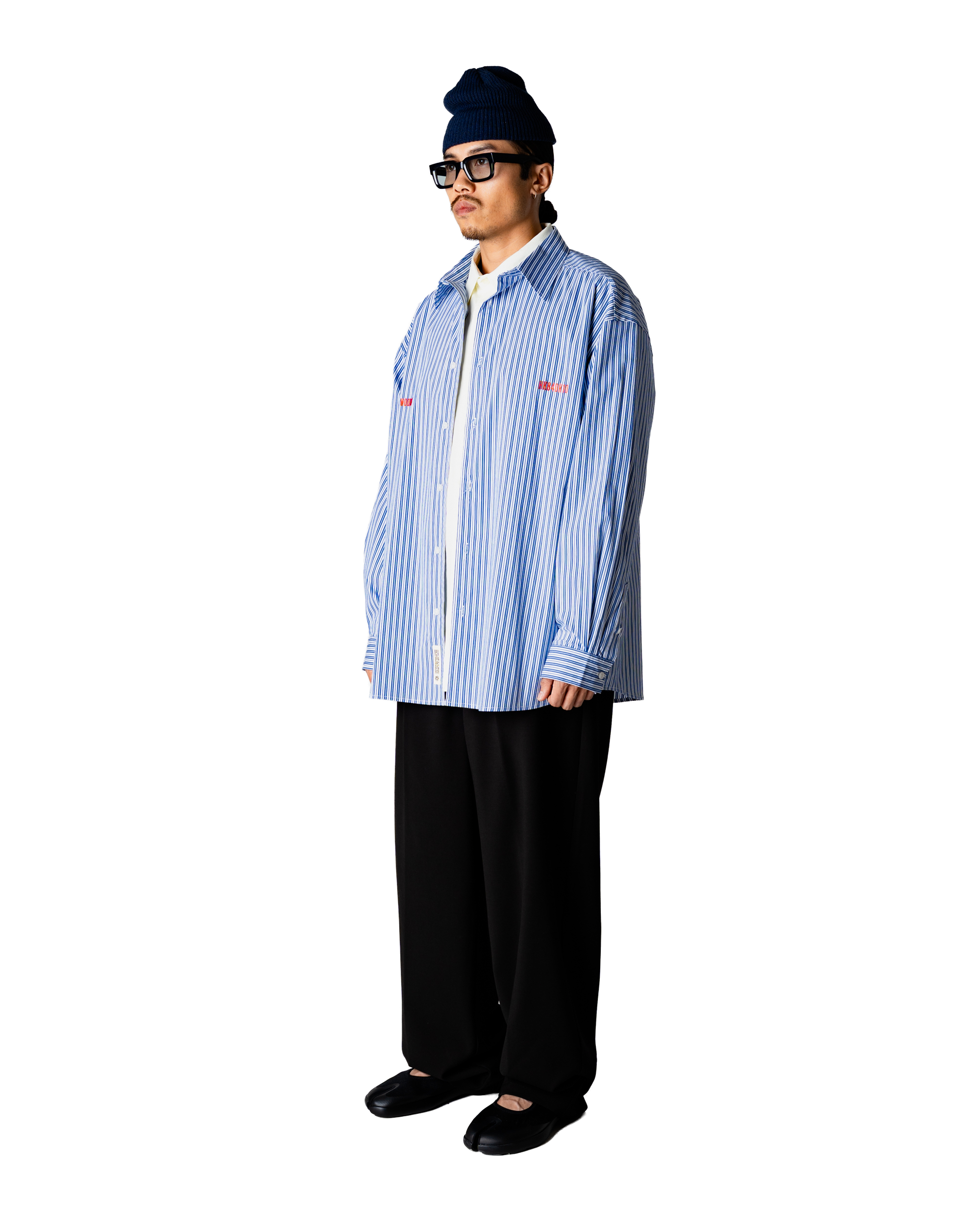 Woodbird WBBrooks Lion Shirt Shirts Light Blue