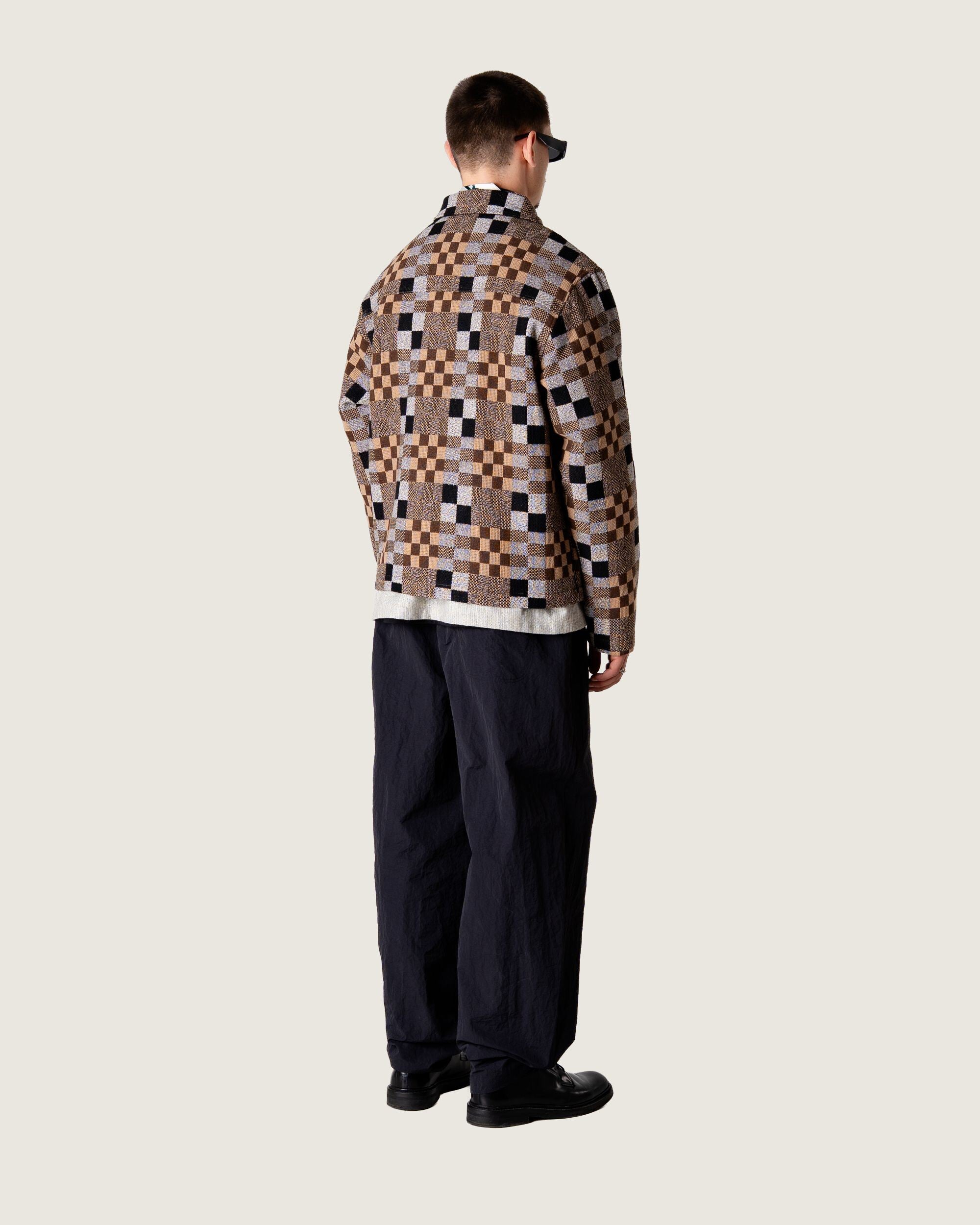 Woodbird WBBuck Patch Jacket Jackets Brown Check