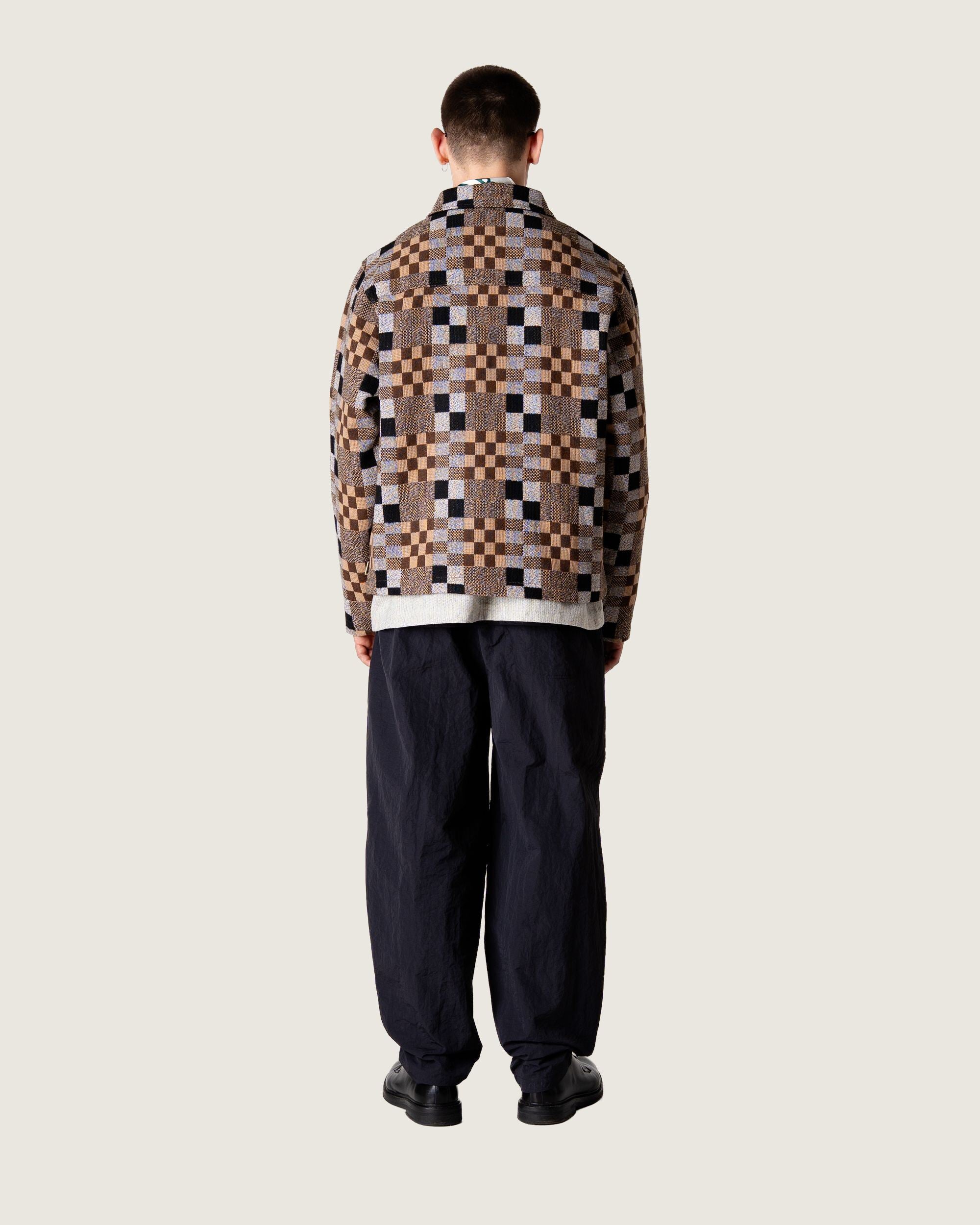 Woodbird WBBuck Patch Jacket Jackets Brown Check