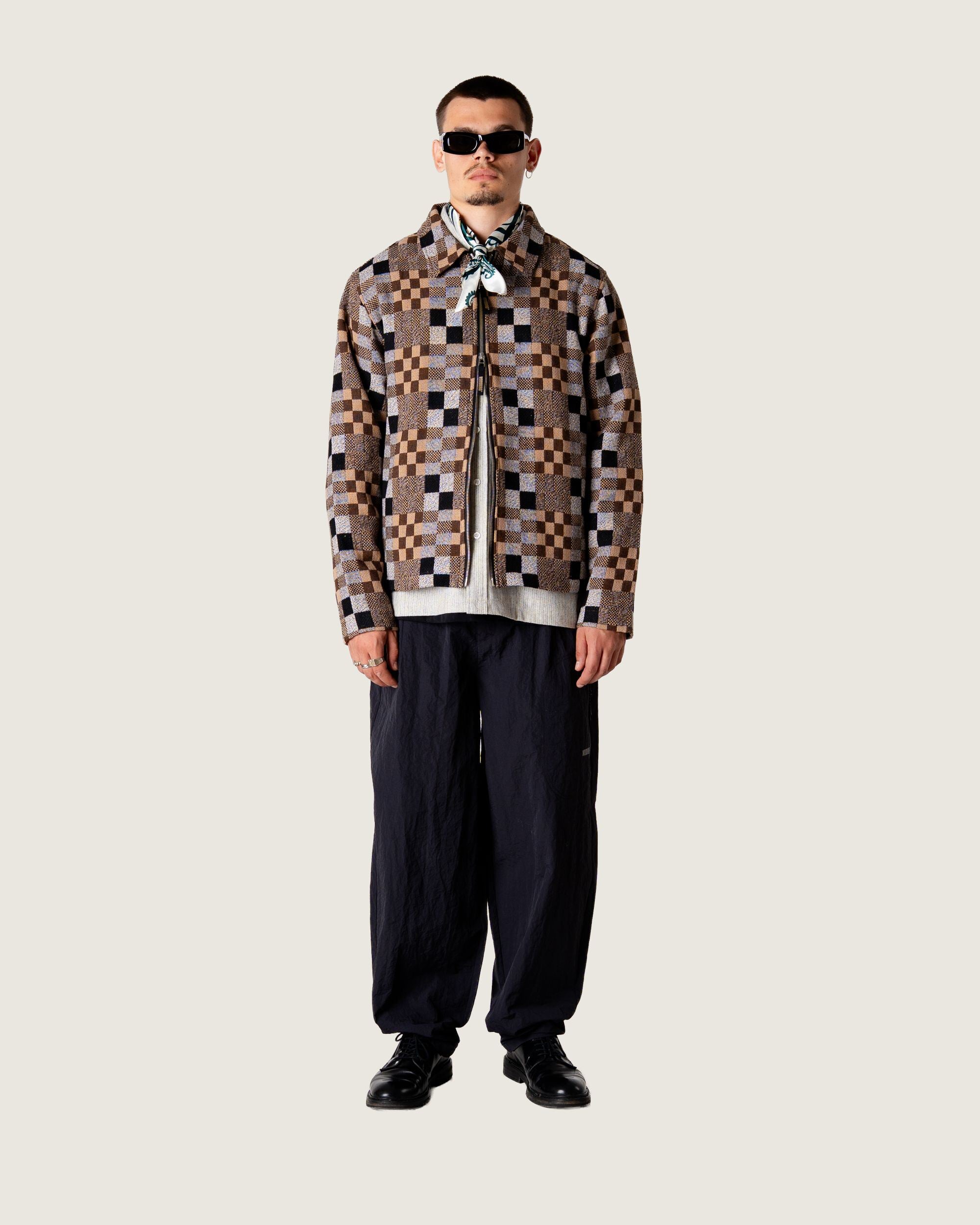 Woodbird WBBuck Patch Jacket Jackets Brown Check