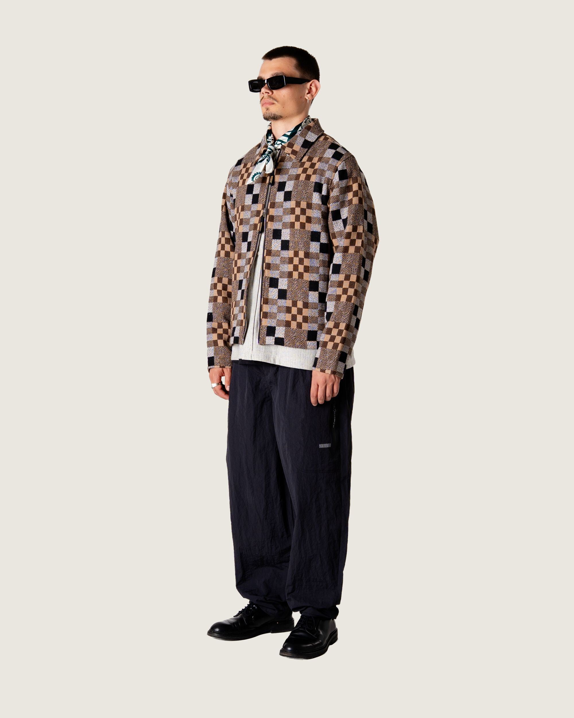 Woodbird WBBuck Patch Jacket Jackets Brown Check