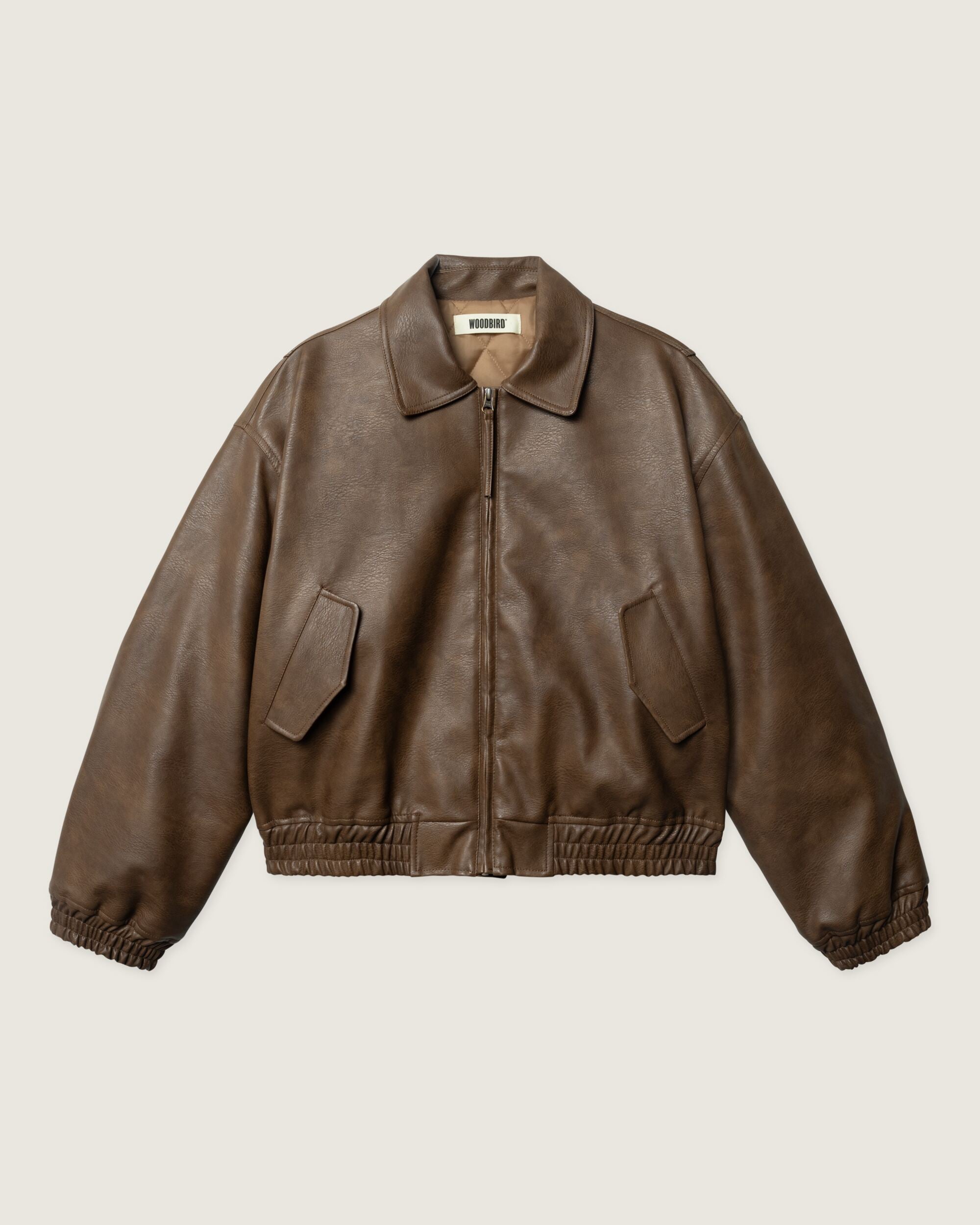 Woodbird Female WBBue Bomber Jacket Jackets Dark Brown