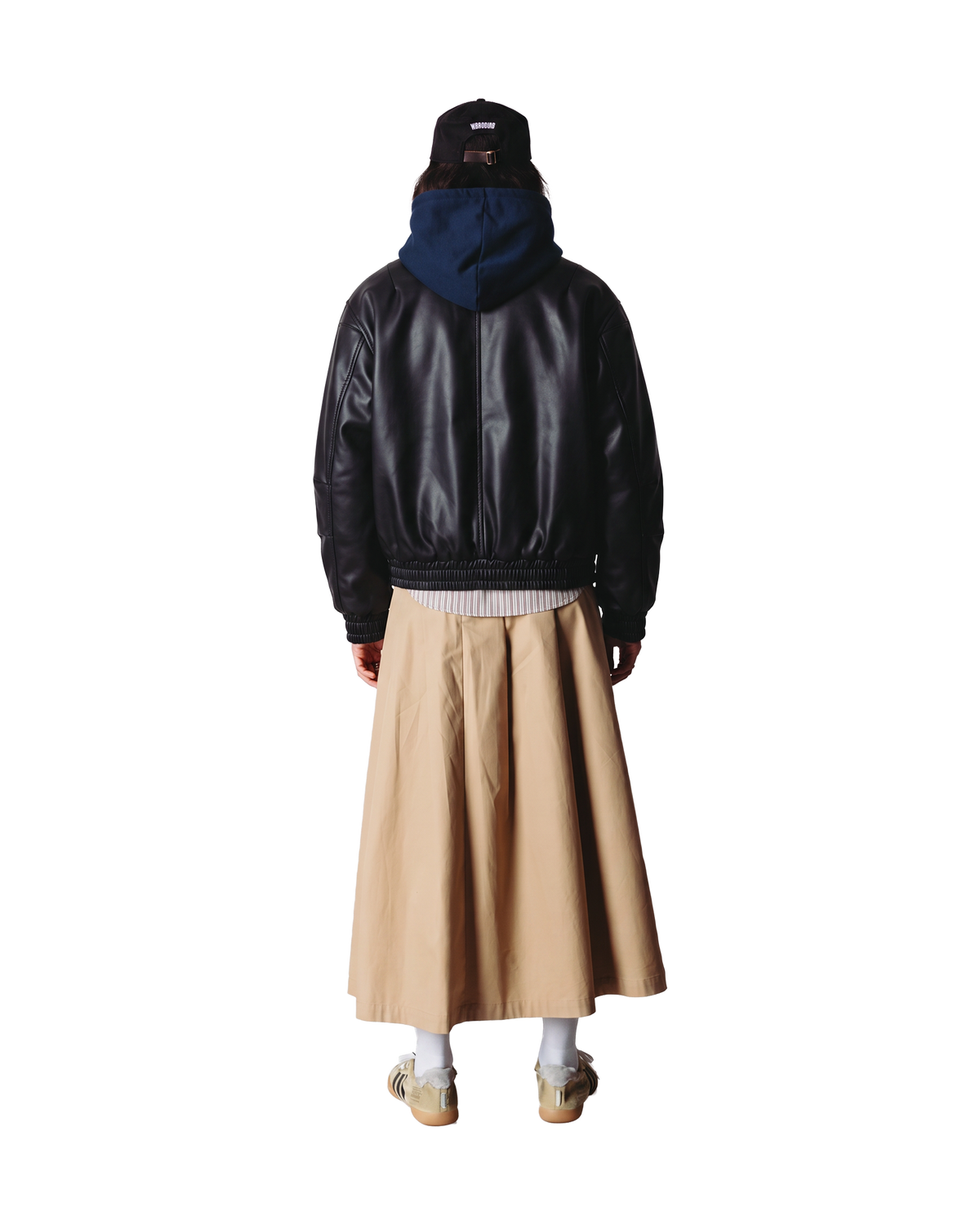 Woodbird Female WBBue Washed PU Jacket Outerwear Black