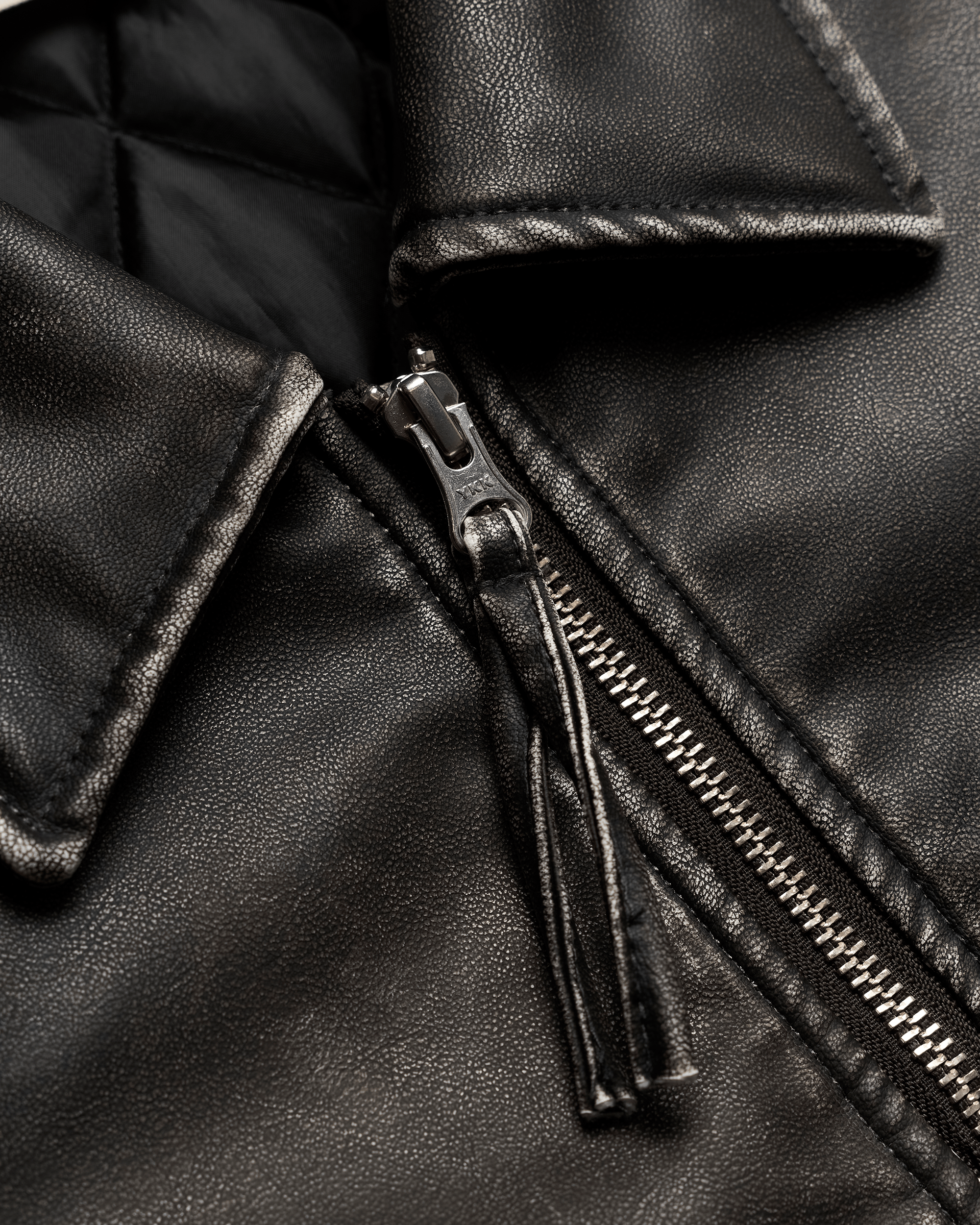Woodbird Female WBBue Washed PU Jacket Outerwear Washed Black