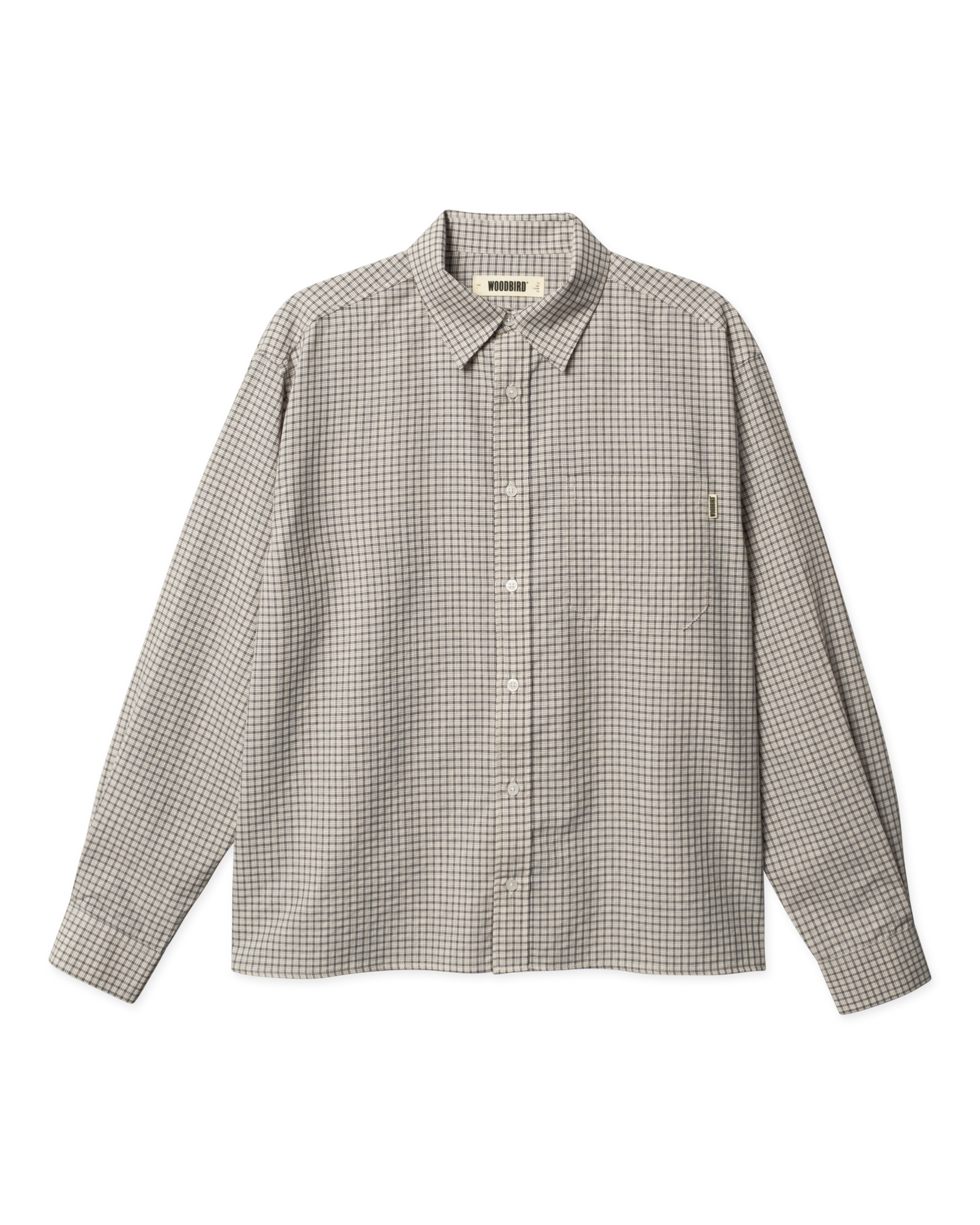 Woodbird WBBuzo Check Shirt Shirts Off White Check