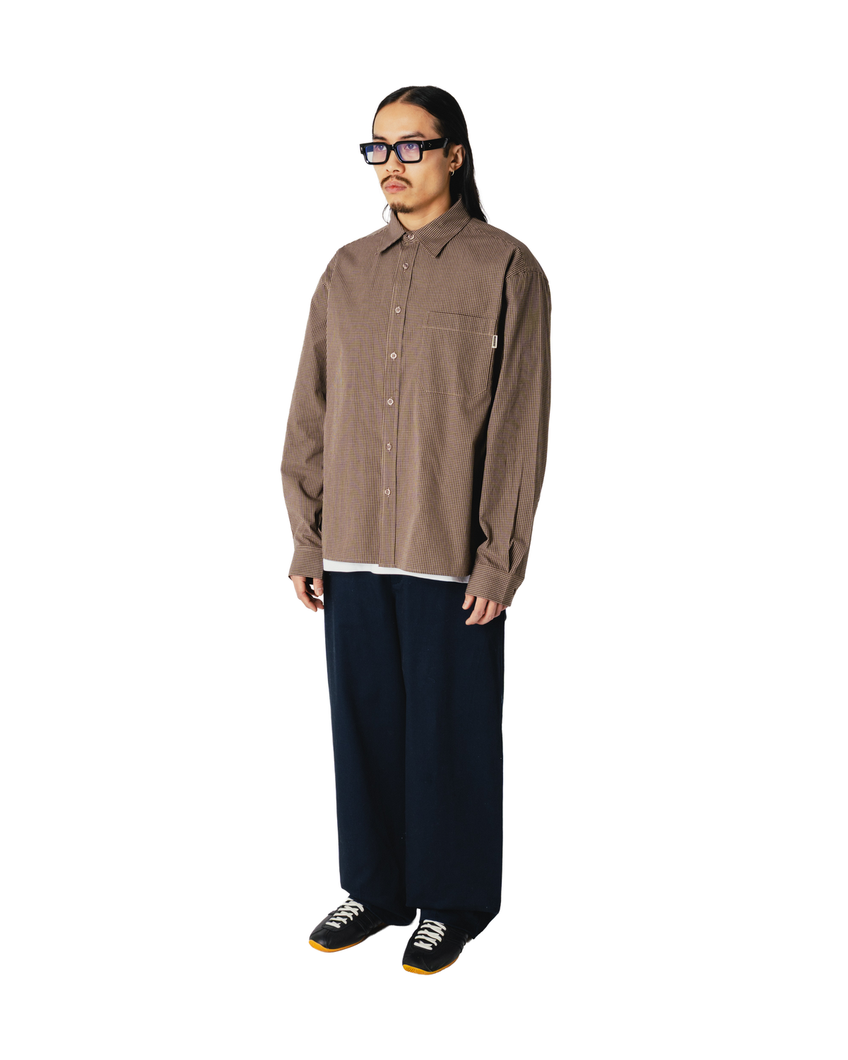 Woodbird WBBuzo Chen Check Shirt Shirts Brown