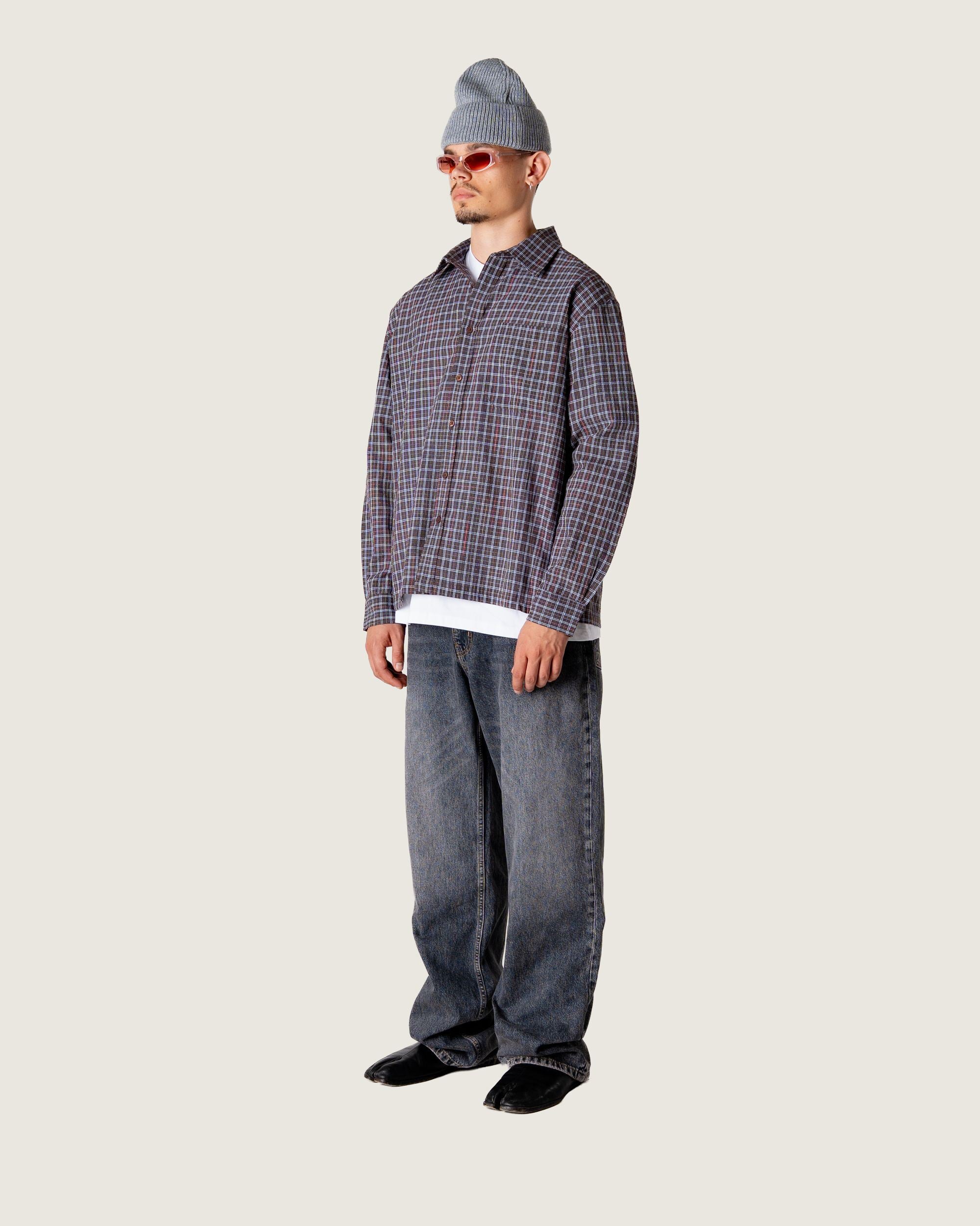 Woodbird WBBuzo Chuck Shirt Shirts Brown Check