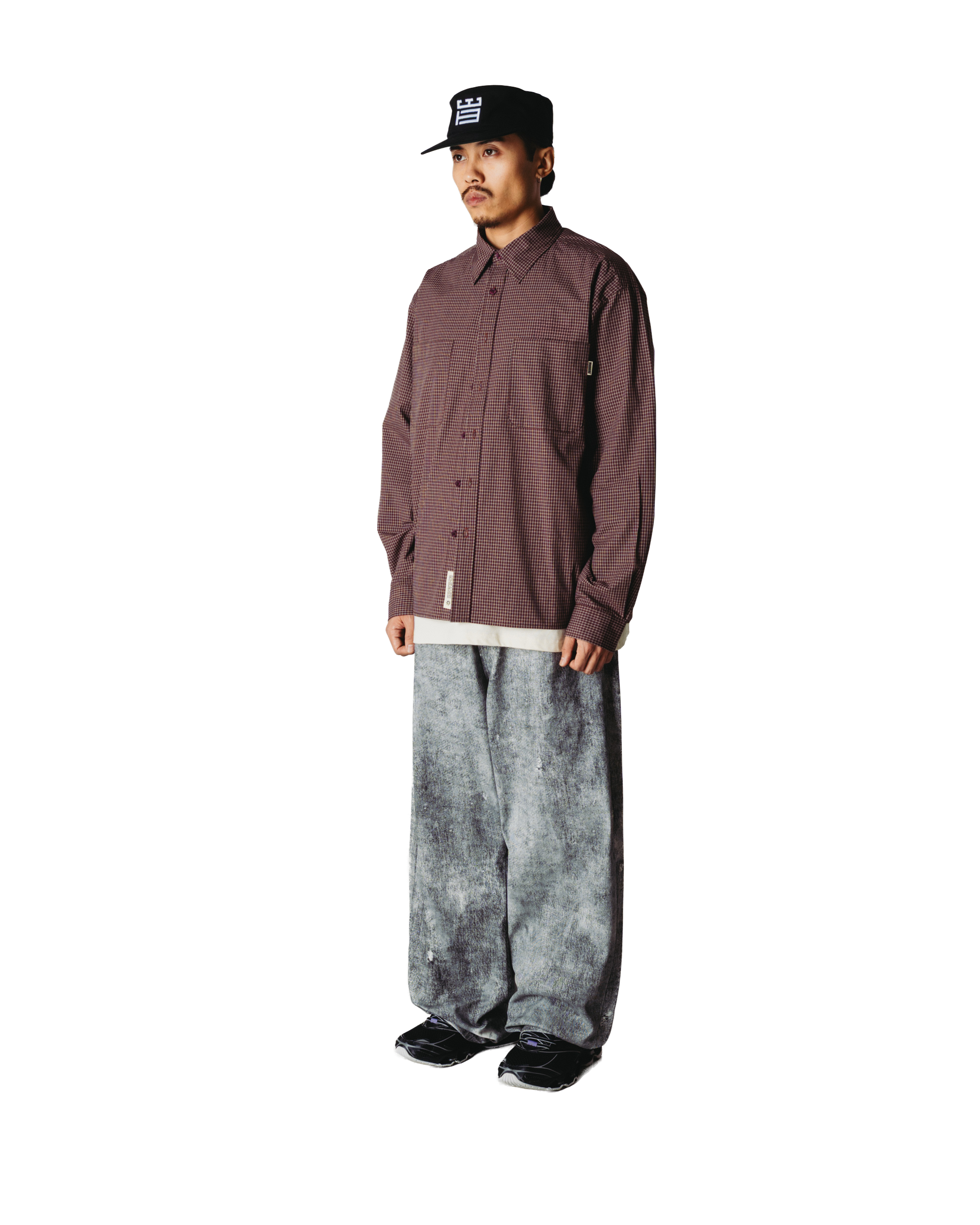 Woodbird WBBuzo Dau Check Shirt Shirts Brown-Red