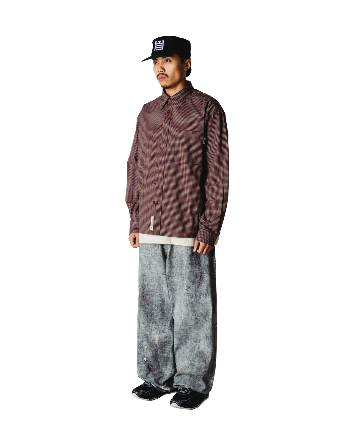 Woodbird WBBuzo Dau Check Shirt Shirts Brown-Red