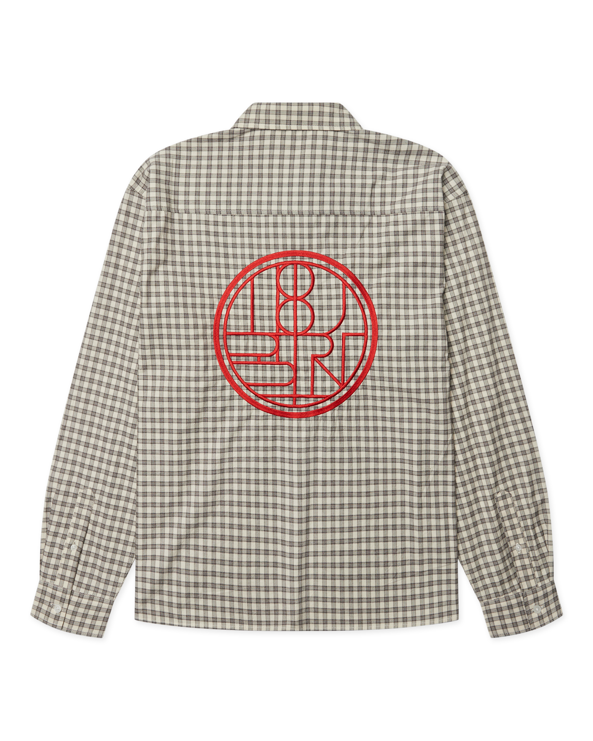 Woodbird WBBuzo EMB Check Shirt Shirts Off White