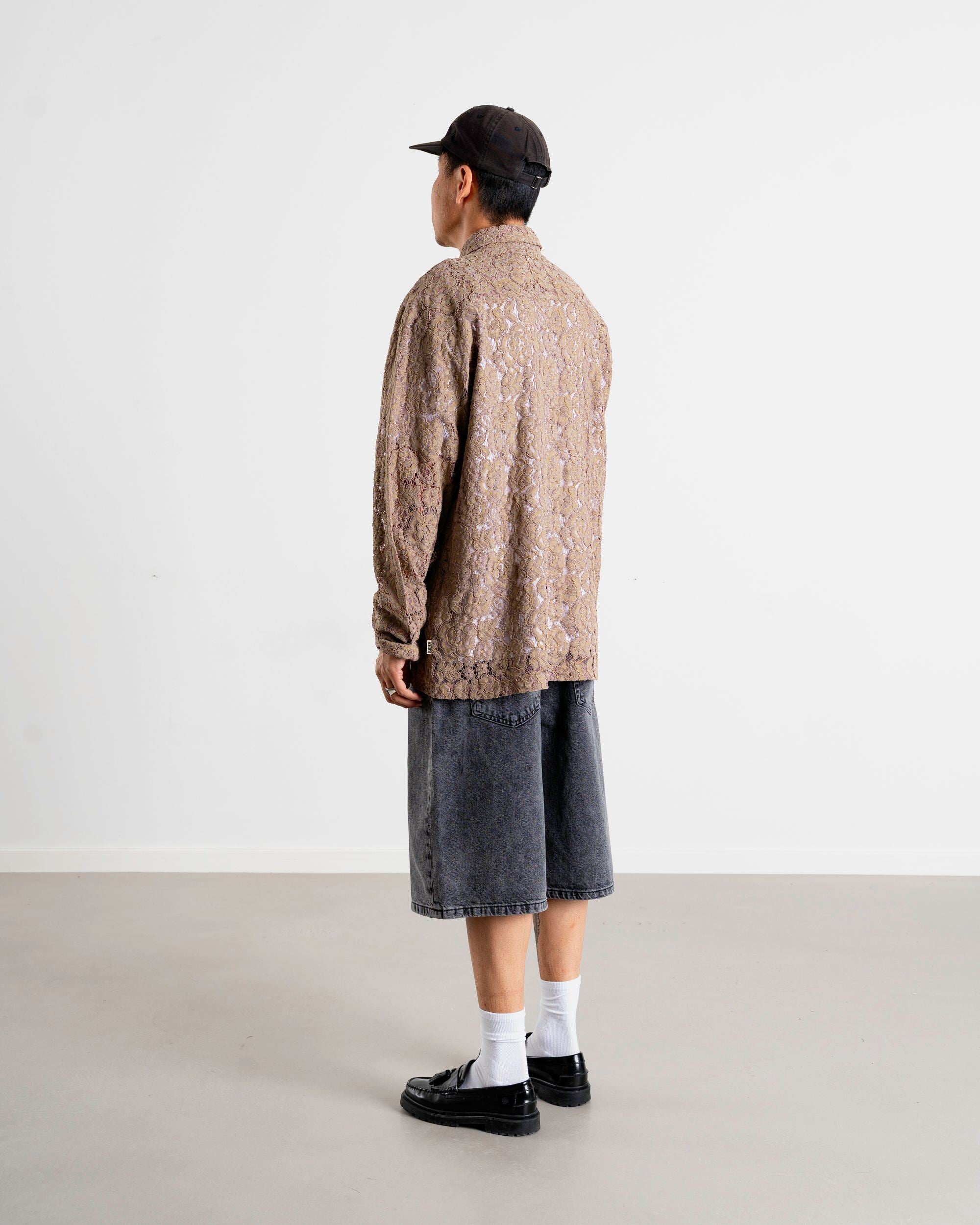 Woodbird WBBuzo Flow Shirt Shirts Taupe Brown