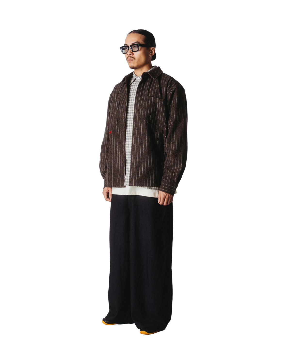 Woodbird WBBuzo Herringbone Shirt Shirts Dark Olive