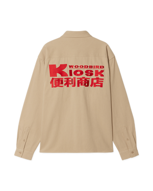 Woodbird WBBuzo Kiosk Shirt Shirts Taupe