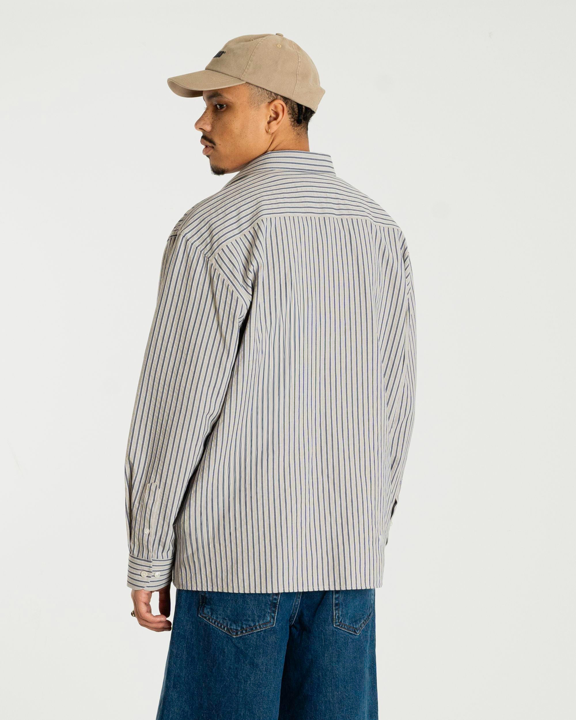 Woodbird WBBuzo Ming Shirt Shirts Grey